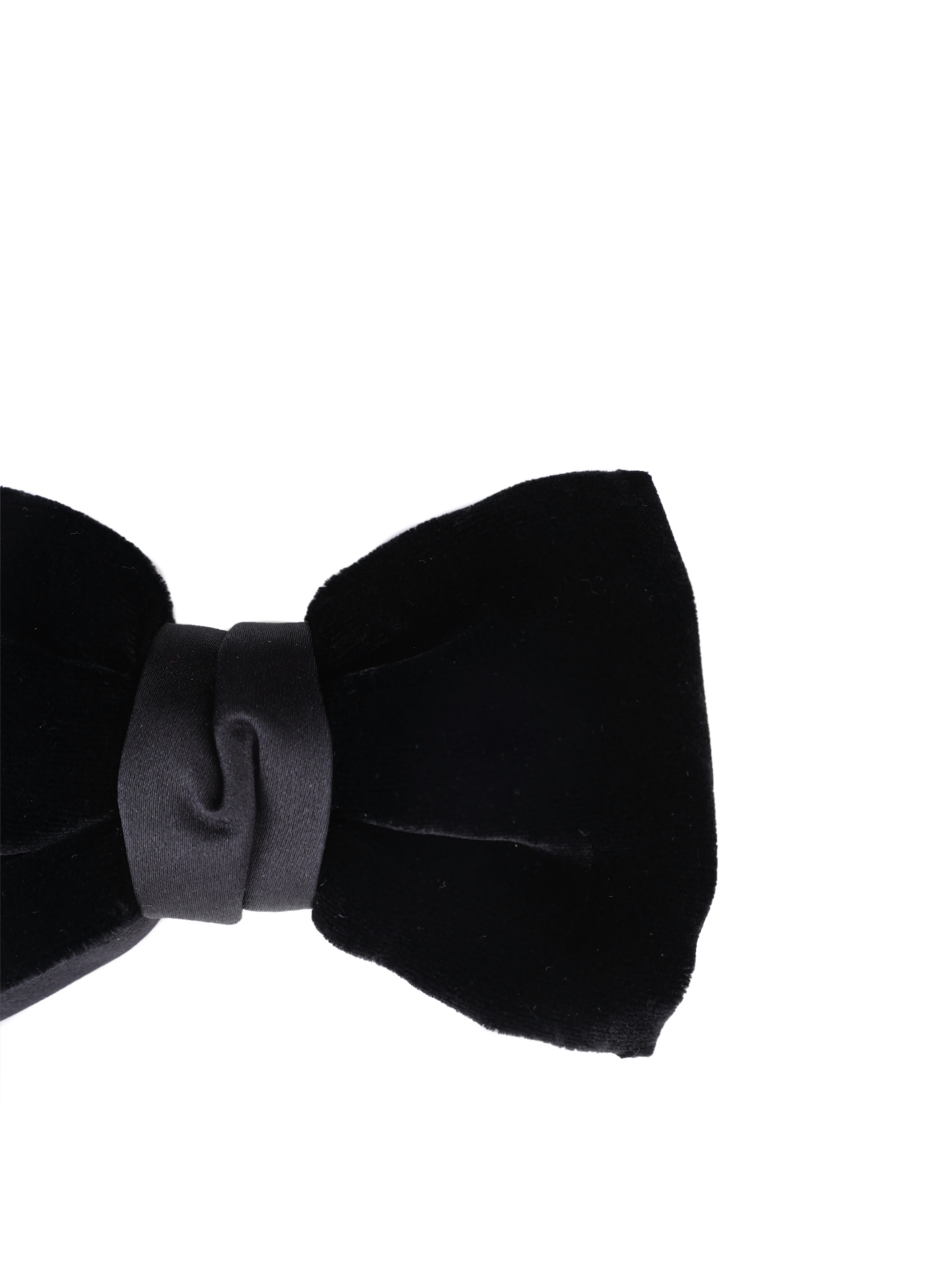 Галстук-бабочка черный из бархатной ткани — купить в интернет-магазине Verdistore