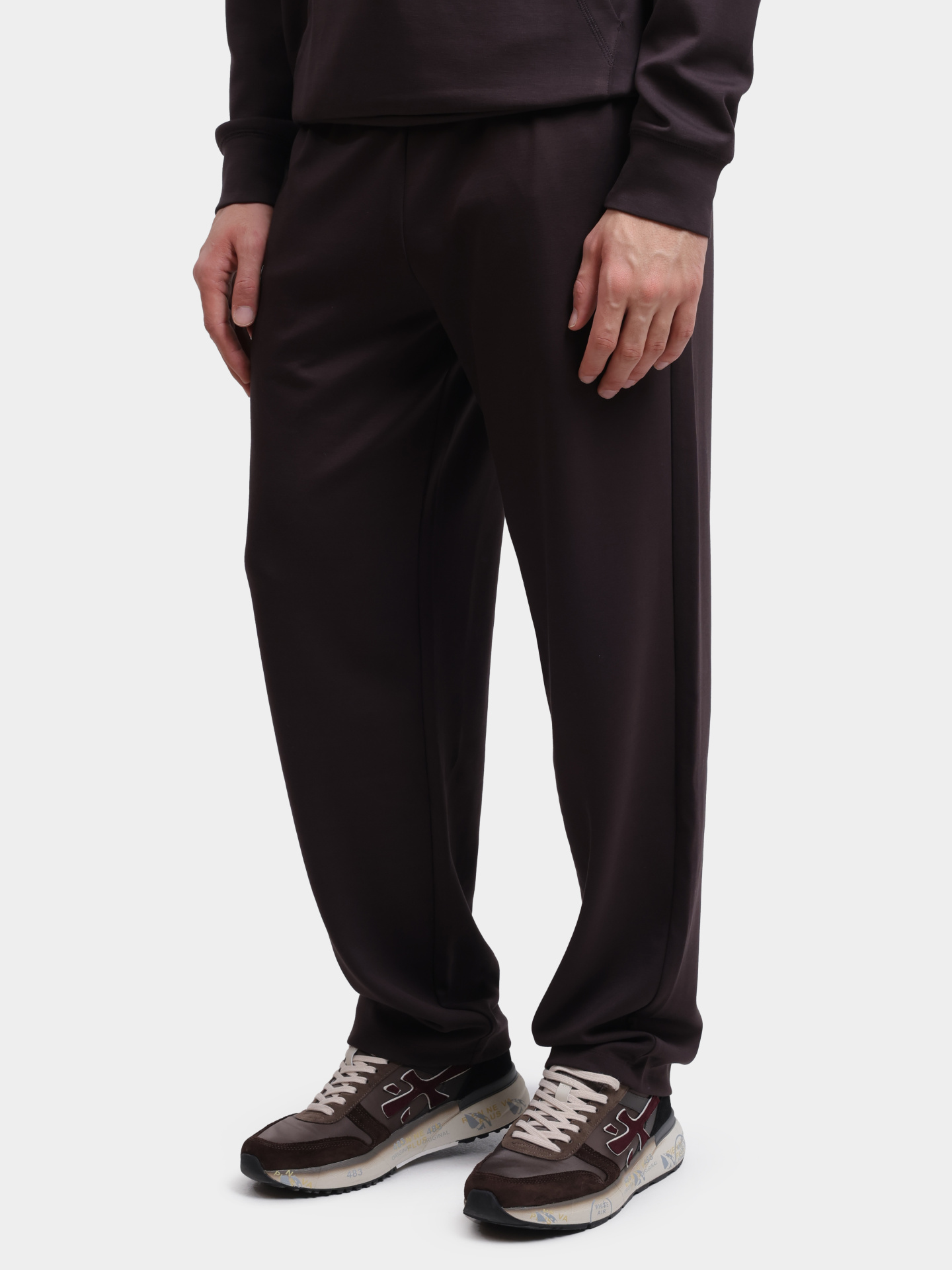 Брюки спортивные EA7 7X000133 AF13790 U6031 коричневые мужские — купить в интернет-магазине Verdistore