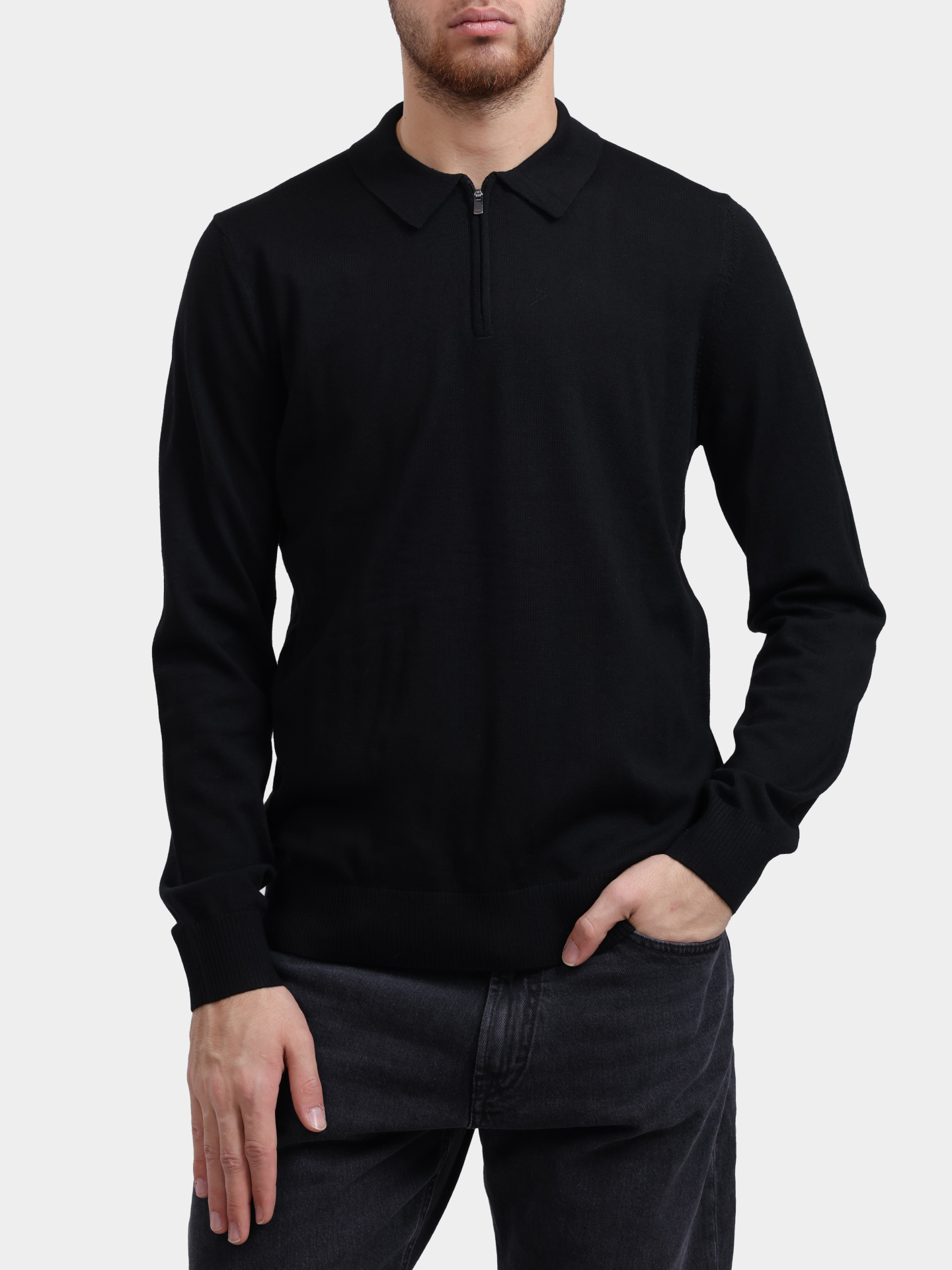 Джемпер Joop! 17 JK-08Dondor 10012053 черный мужской на молнии — купить в интернет-магазине Verdistore