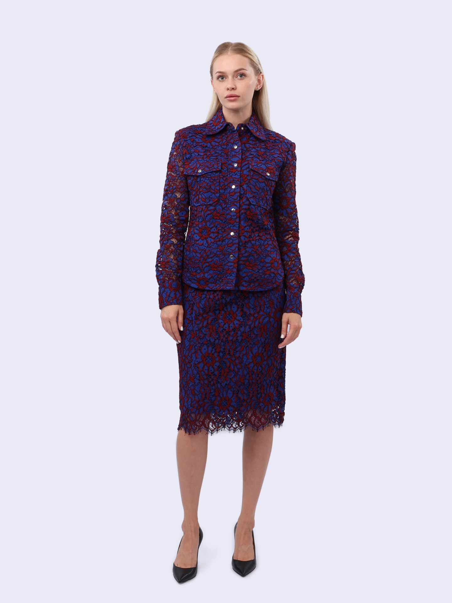 Блузка Calvin Klein K20K200519 кружевная женская — купить в интернет-магазине Verdistore