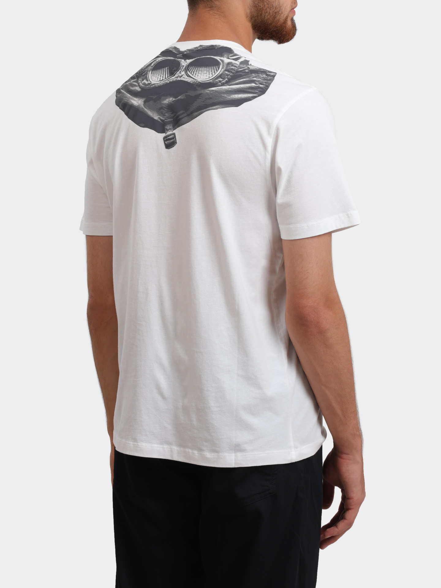 Футболка C.P. Company 18CMTS030A005100W 103 белая мужская — купить в интернет-магазине Verdistore