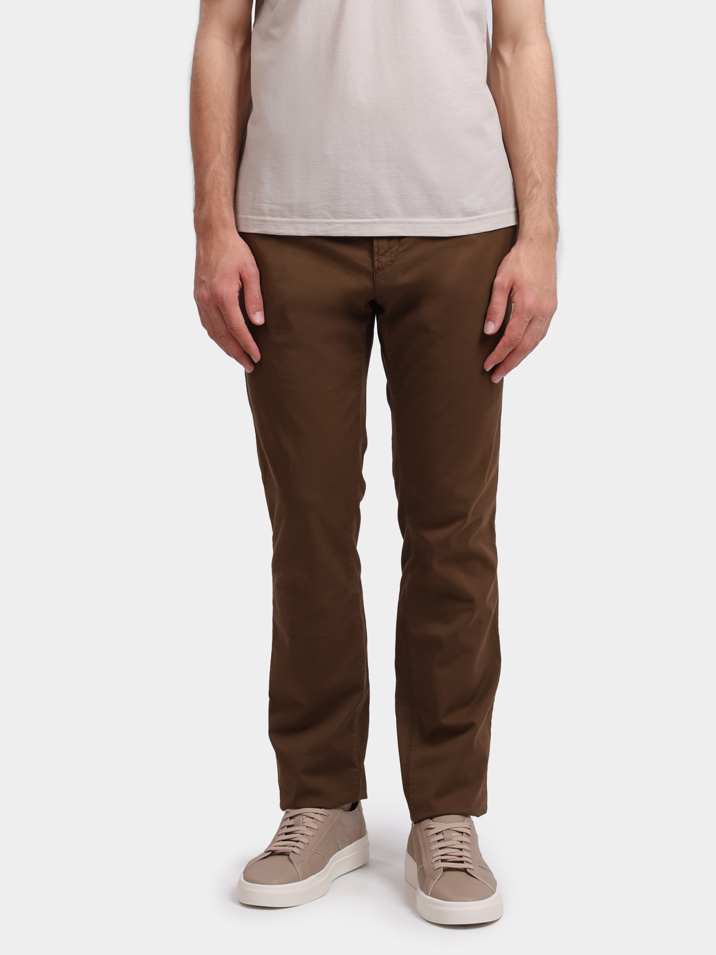 Брюки Richard J.Brown Singapore R T32 248 коричневые мужские — купить в интернет-магазине Verdistore