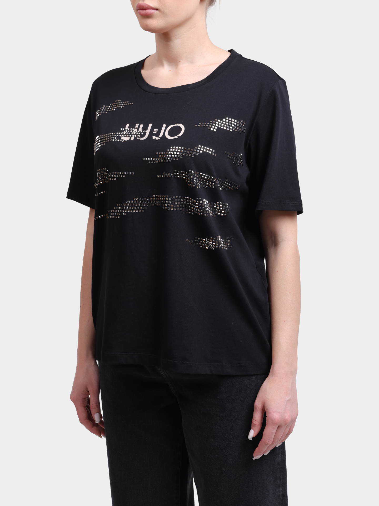 Футболка TA6265 JS923 S9053 черная женская — купить в интернет-магазине Verdistore