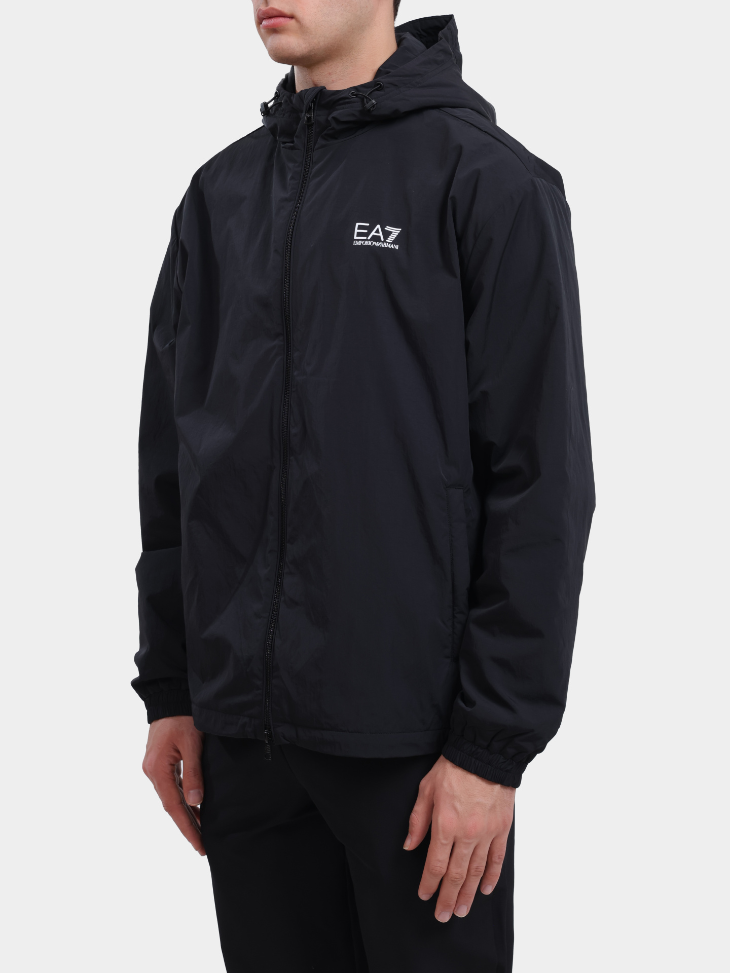 Мастерка EA7 7M000790 AF13190 UC001 черная мужская — купить в интернет-магазине Verdistore