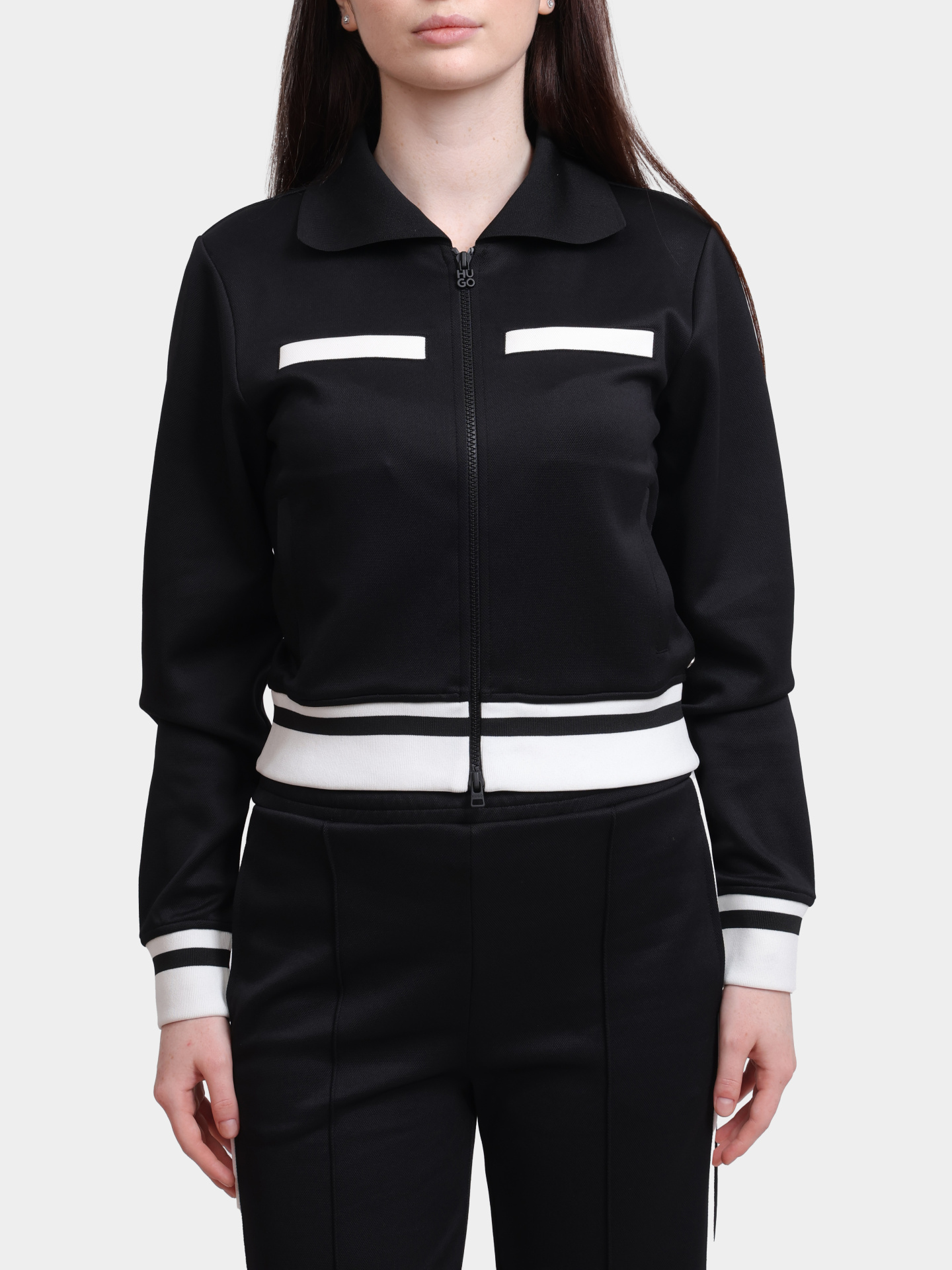 Мастерка Hugo 50542757 001 черная женская — купить в интернет-магазине Verdistore