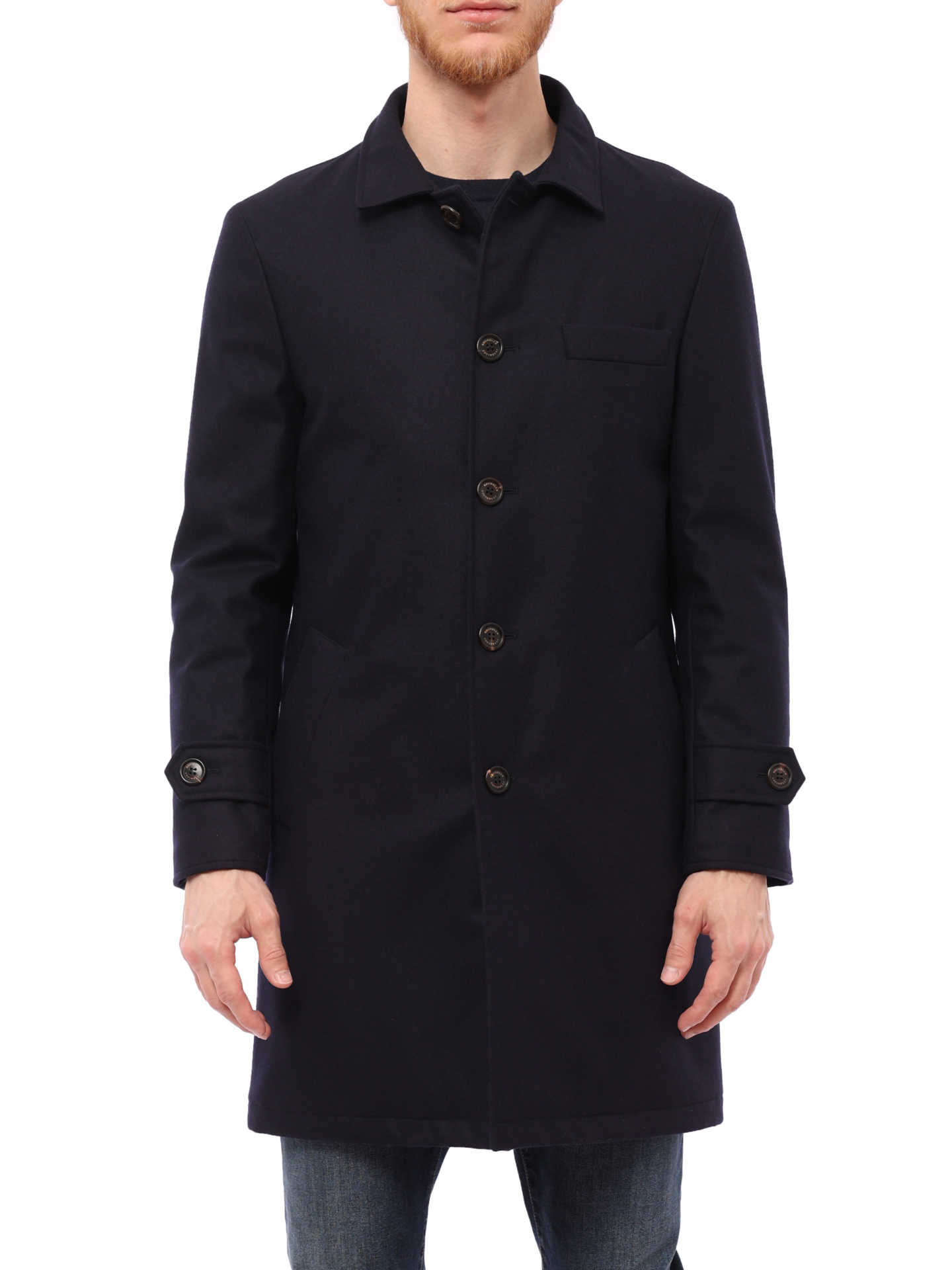 Пальто Brunello Cucinelli MM38P6387 шерстяное мужское — купить в интернет-магазине Verdistore