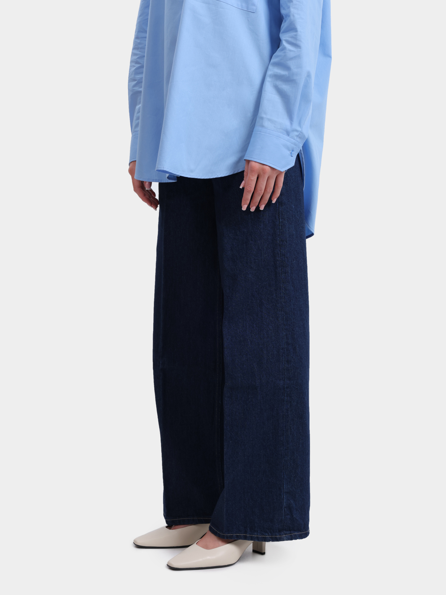 Джинсы Calvin Klein K20K20825332 1AQ темно-синие женские — купить в интернет-магазине Verdistore