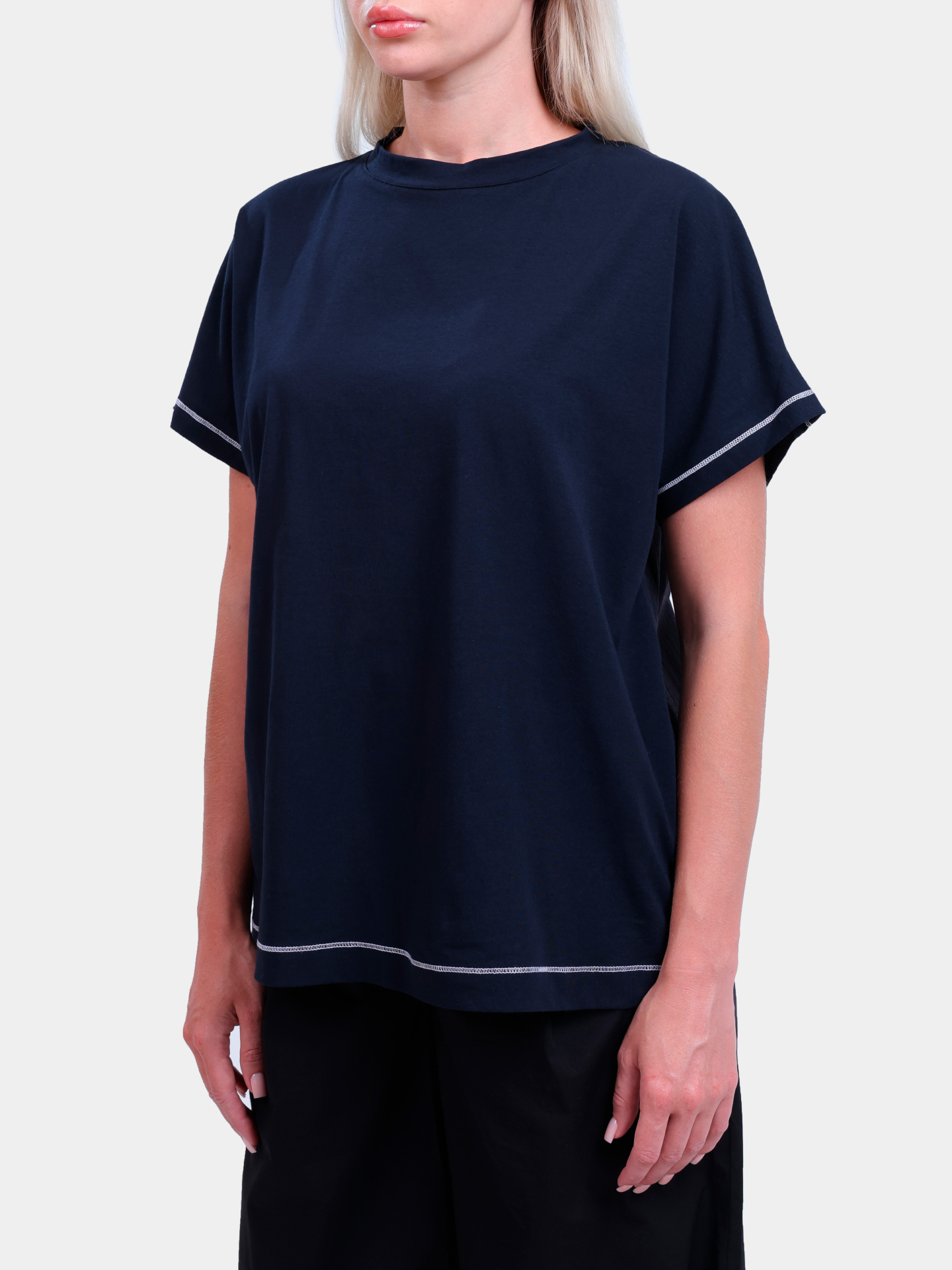 Топ AD-2310C 2001 женский темно-синий хлопковый — купить в интернет-магазине Verdistore