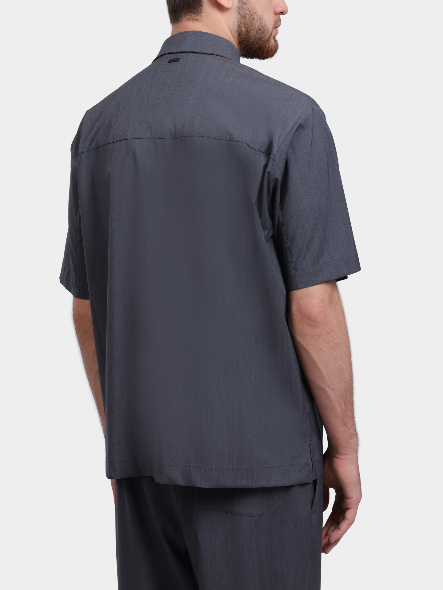Рубашка Herno CM000024U 33484 9487 серая мужская — купить в интернет-магазине Verdistore