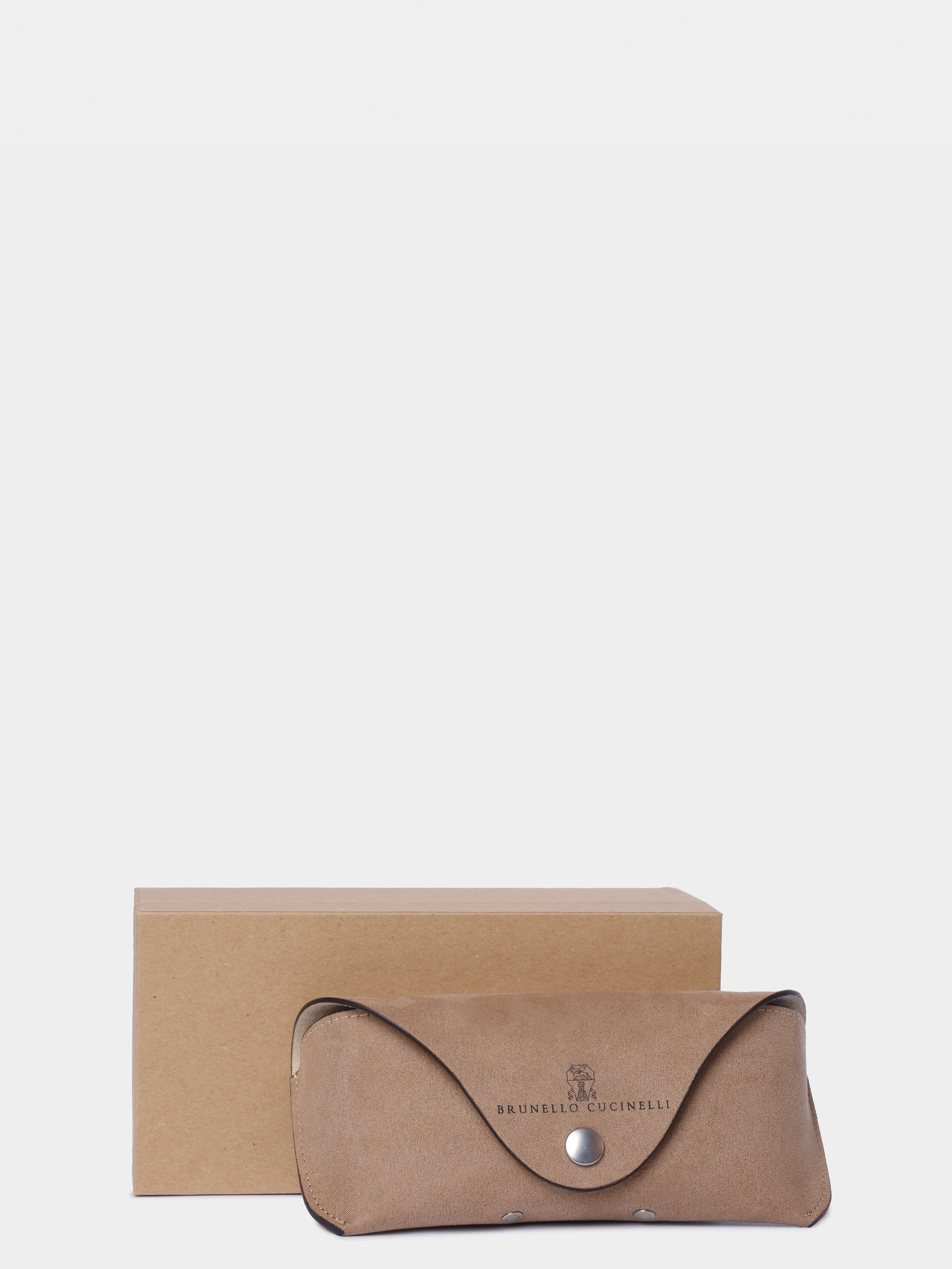 Очки Brunello Cucinelli MOCSTEMV21 CSC01 серые мужские титановые — купить в интернет-магазине Verdistore