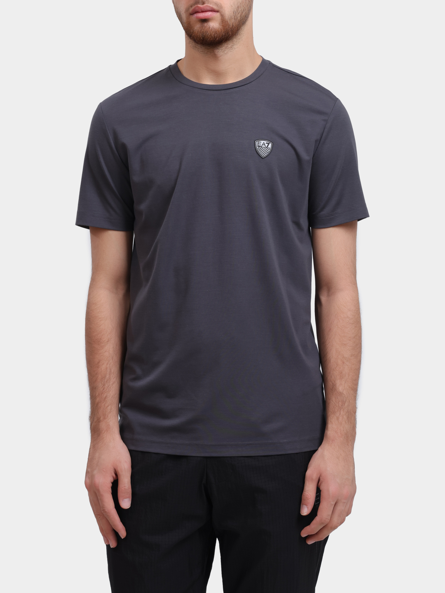 Футболка 8NPT16 PJRGZ U8117 темно-серая мужская — купить в интернет-магазине Verdistore