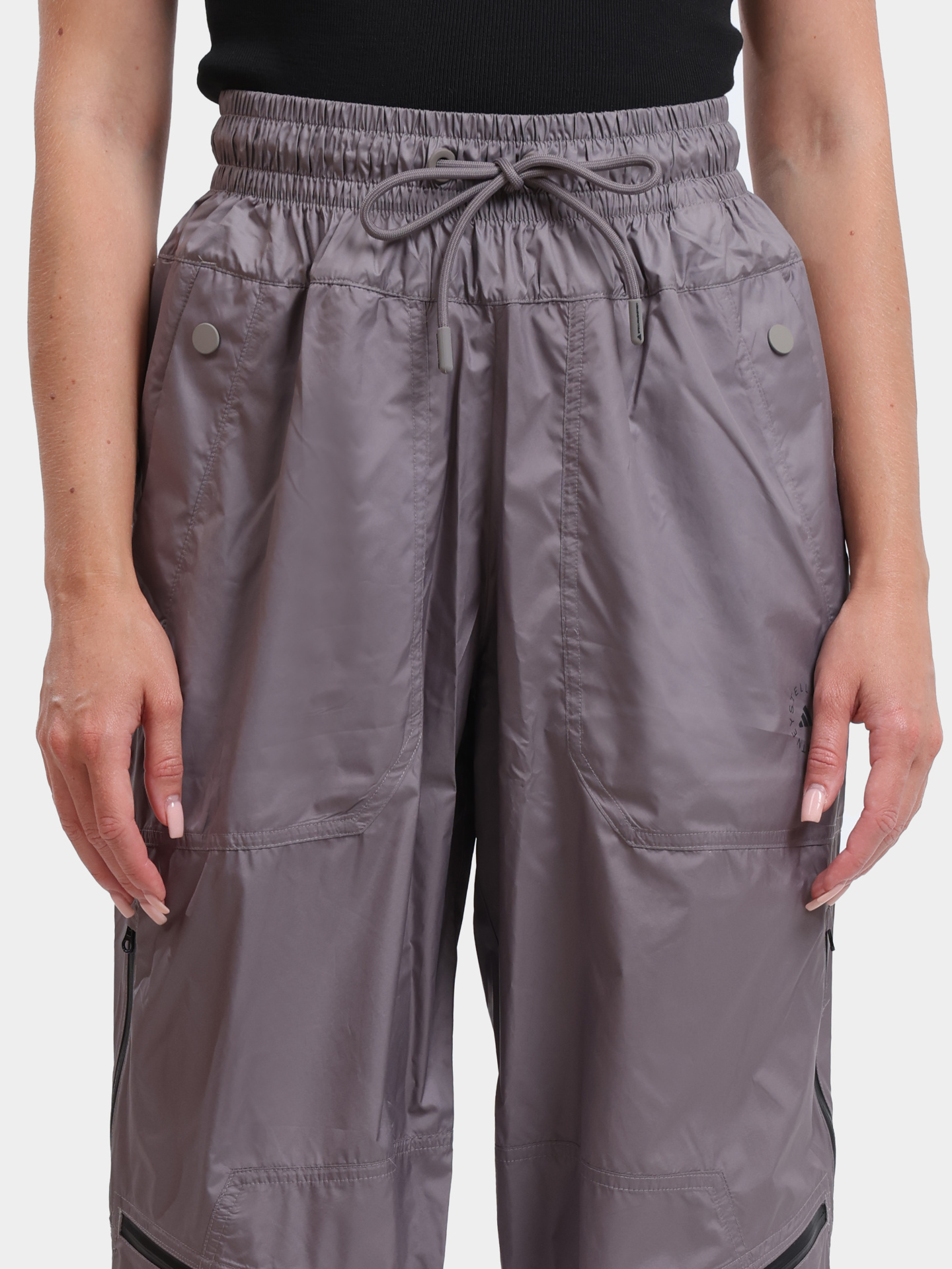 Джоггеры Adidas by Stella McCartney JJ0093 DEEPDOVESMC серые женские — купить в интернет-магазине Verdistore