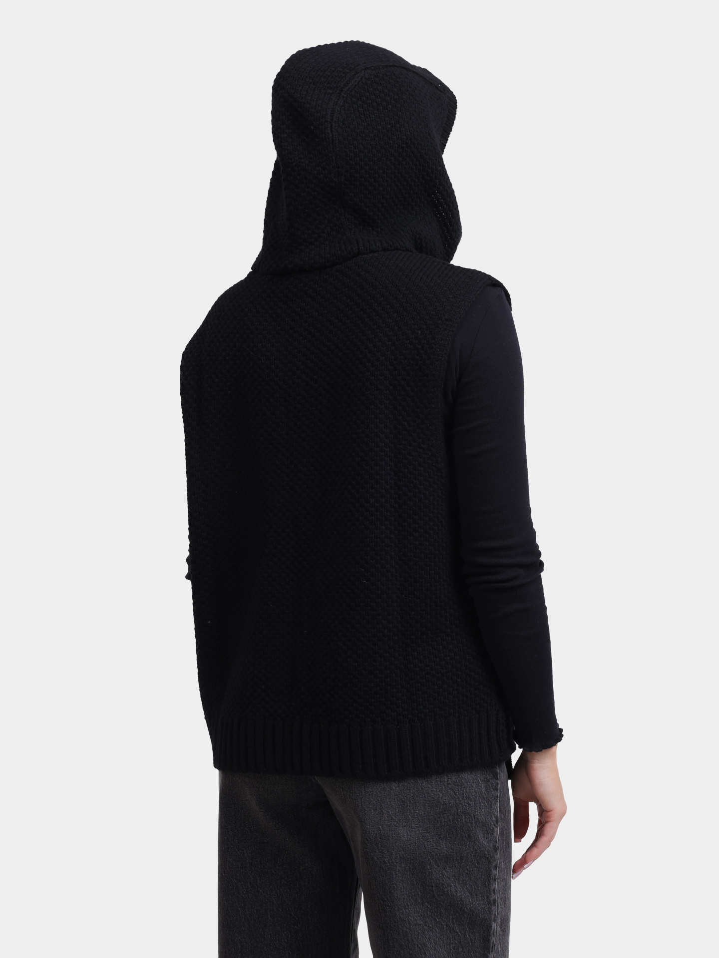 Жилет Armani Exchange XW001161 AF16604 UC001 черный женский — купить в интернет-магазине Verdistore