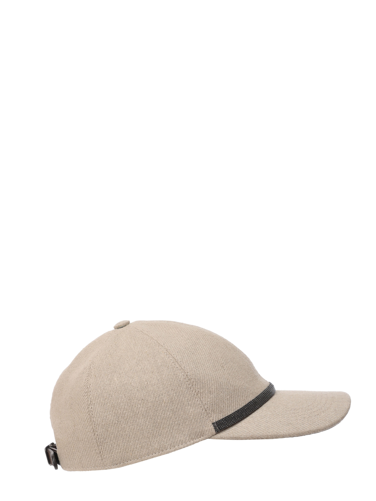 Бейсболка Brunello Cucinelli MCAP90076 C001 бежевая женская изо льна — купить в интернет-магазине Verdistore