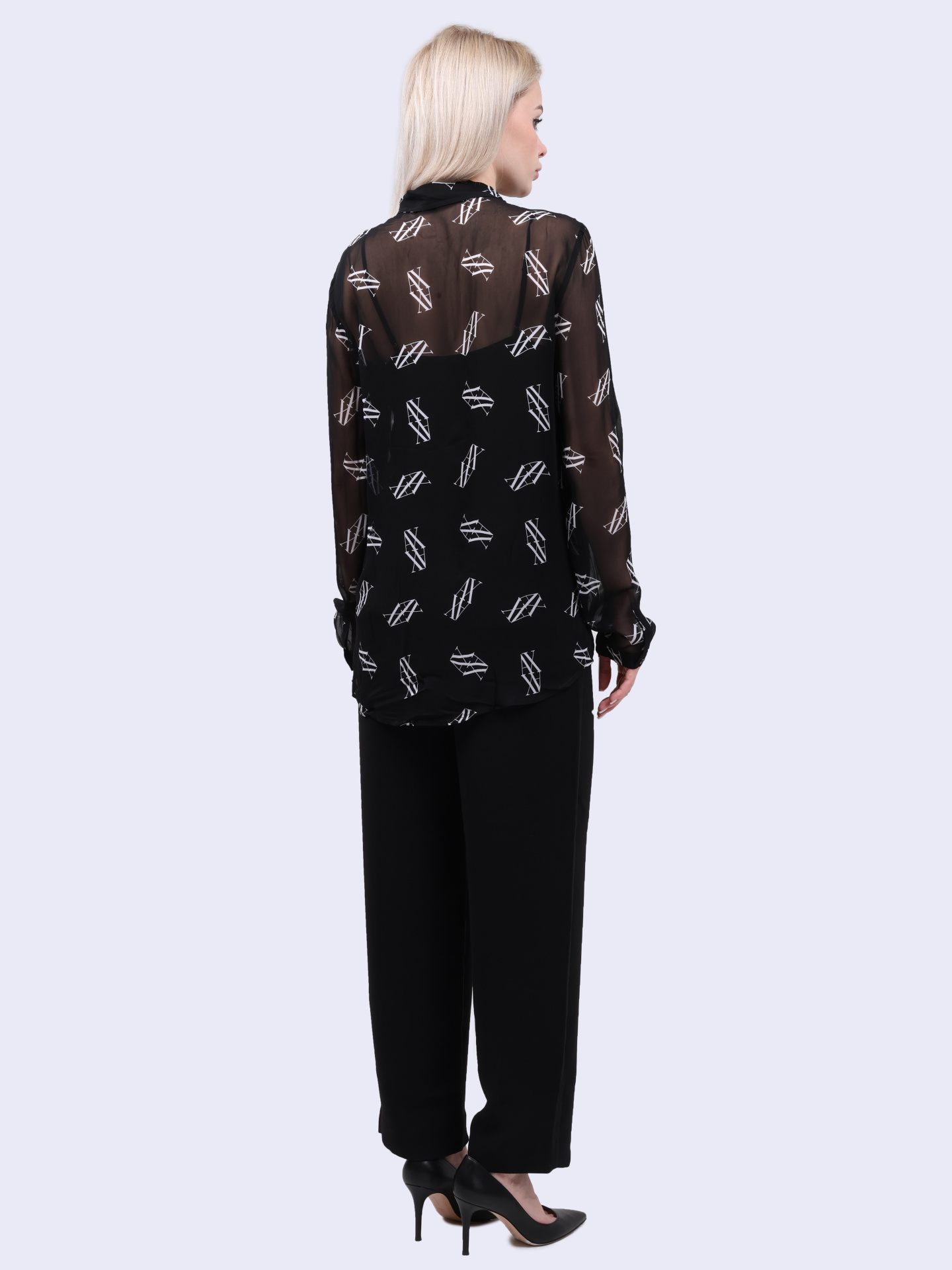 Брюки классические Armani Exchange XW000030 AF10264 UC001 черные женские — купить в интернет-магазине Verdistore