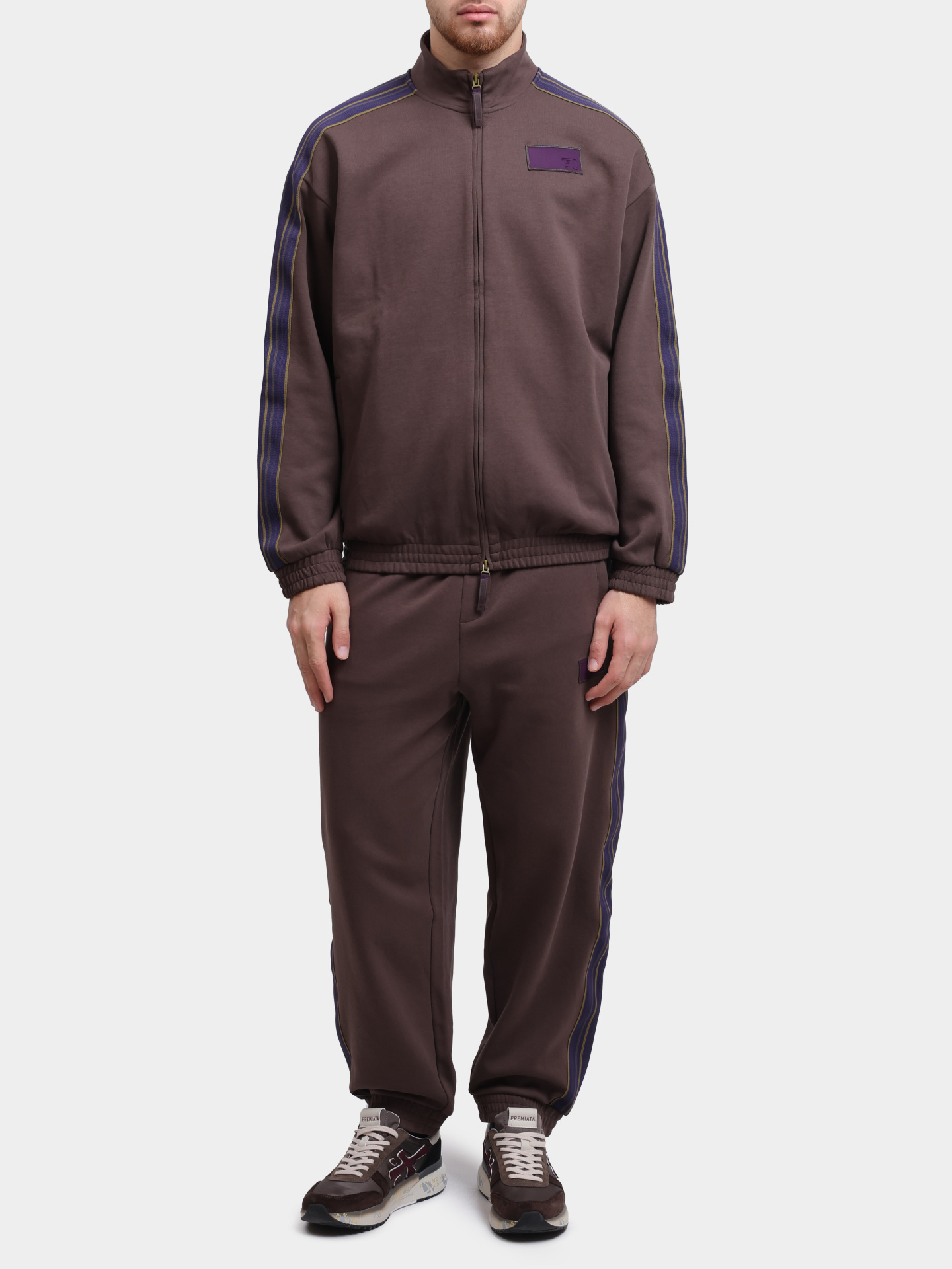 Костюм спортивный EA7 7X000392 AF12660 U6064 коричневый мужской — купить в интернет-магазине Verdistore