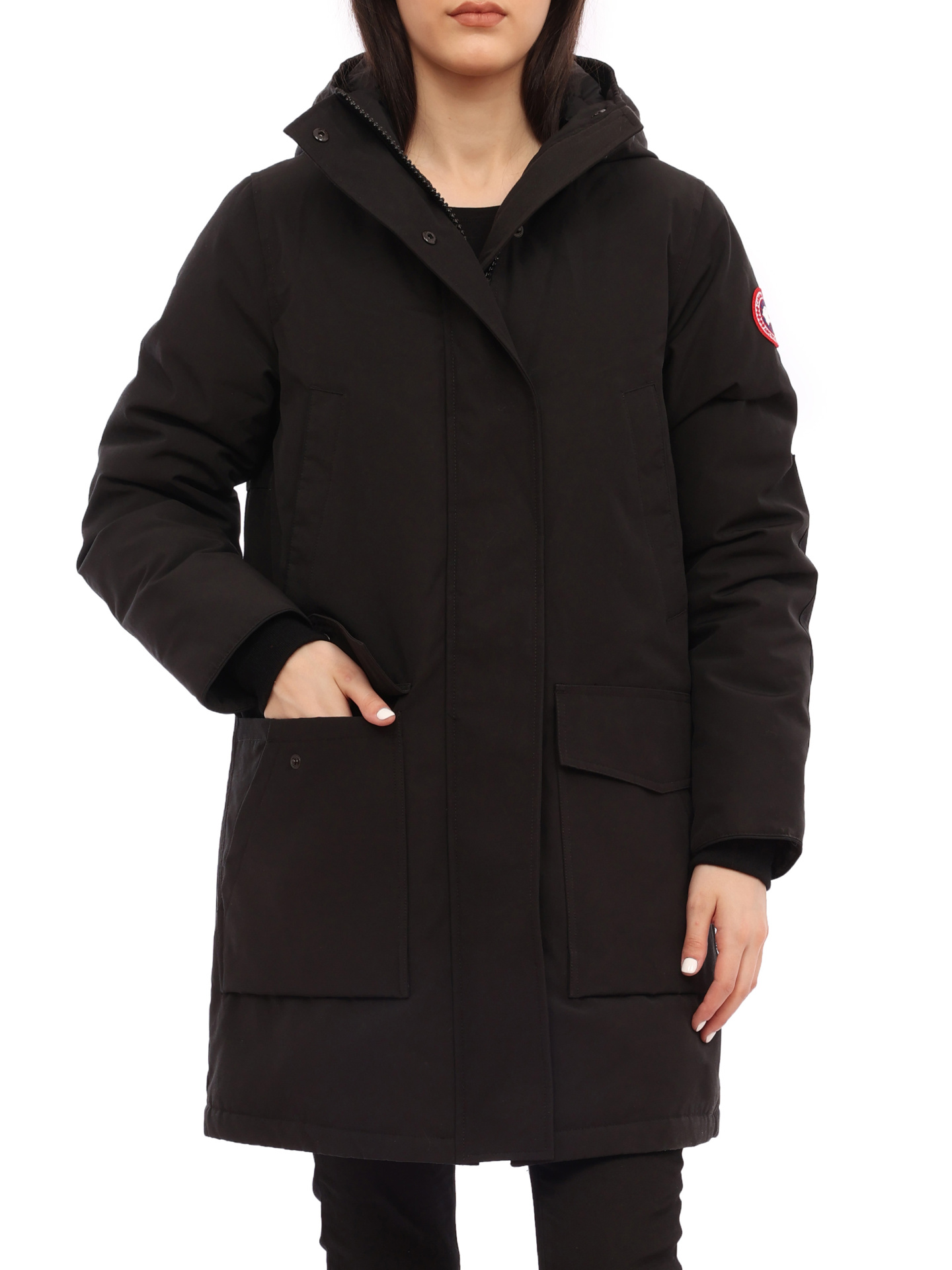 Парка Canada Goose 5807L женская с накладными карманами — купить в интернет-магазине Verdistore