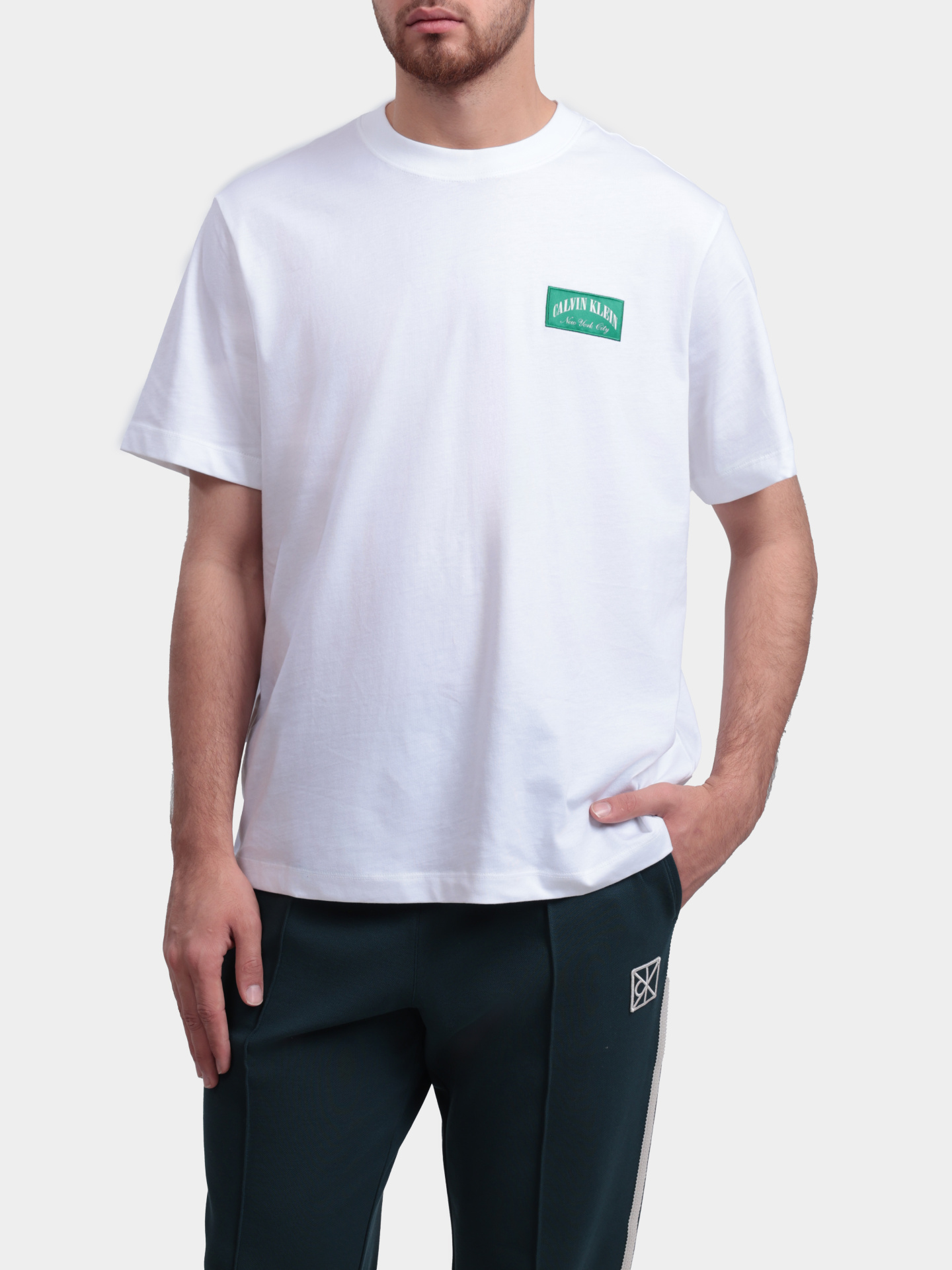 Футболка Calvin Klein Jeans LV04RF294G YAF хлопковая мужская — купить в интернет-магазине Verdistore