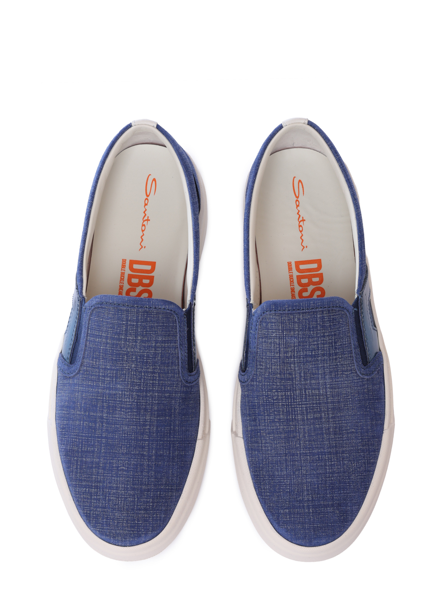 Слипоны Santoni MBGG21946PNNGFCTU45 замшевые мужские — купить в интернет-магазине Verdistore