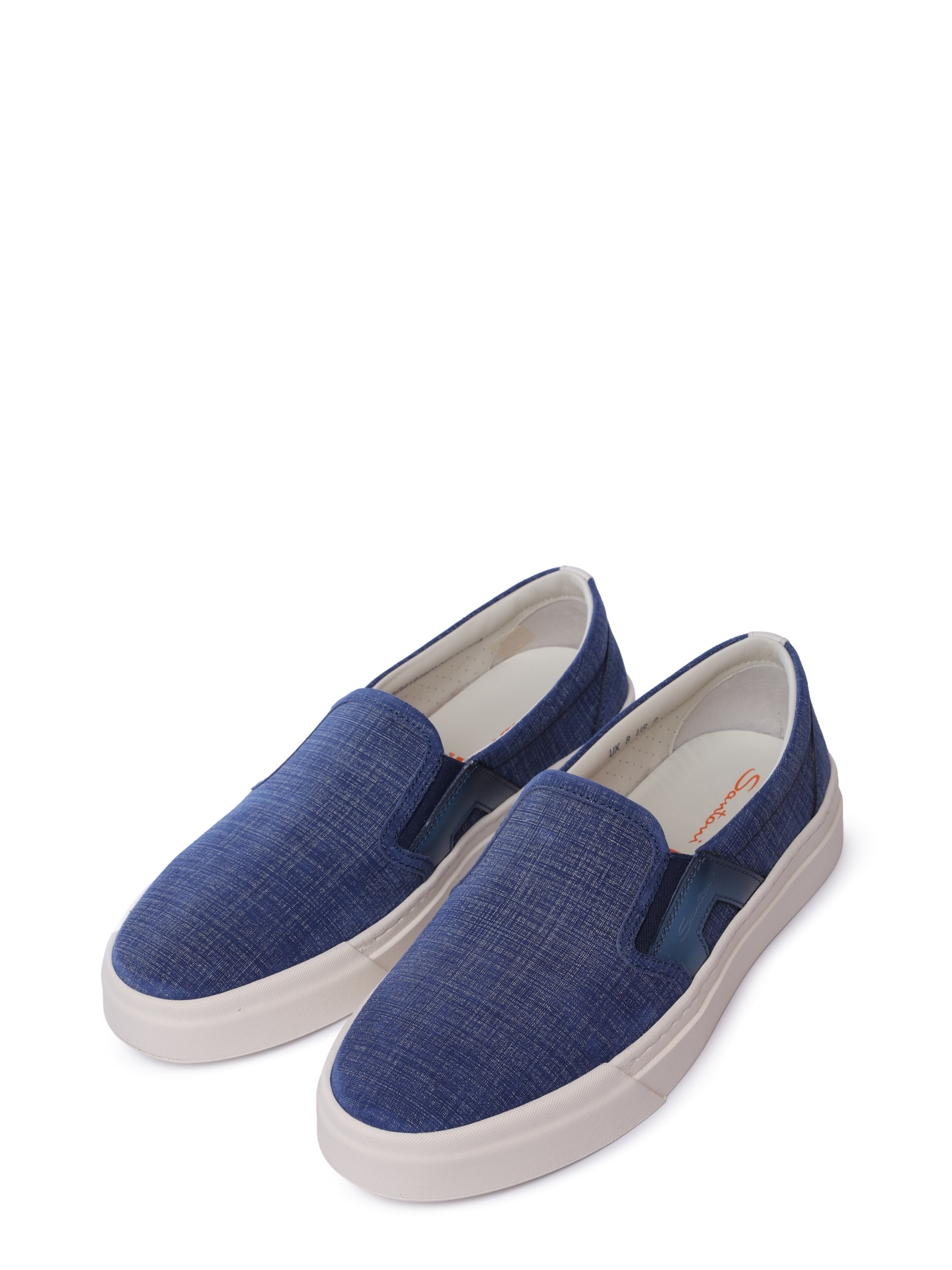 Слипоны Santoni MBGG21946PNNGFCTU45 замшевые мужские — купить в интернет-магазине Verdistore