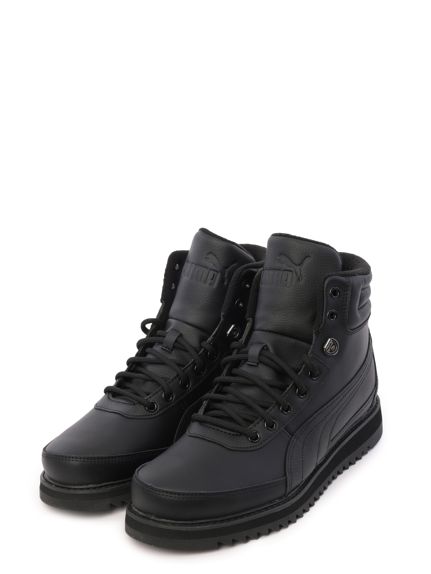 Ботинки кожаные со вставками по бокам на шнуровке — купить в интернет-магазине Verdistore