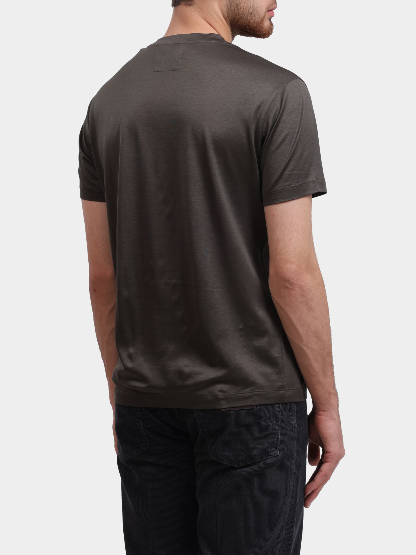 Футболка Emporio Armani 8N1TE8 1JUVZ U8120 хаки мужская — купить в интернет-магазине Verdistore