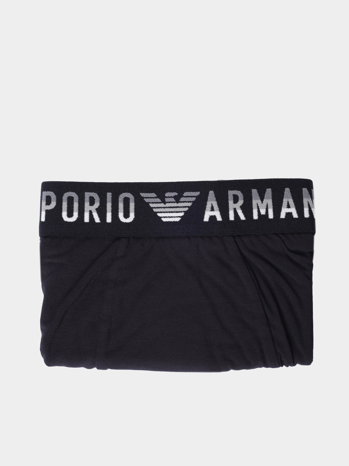 Трусы Emporio Armani EM000231 AF18894 UC001 мужские черные с логотипом на поясе — купить в интернет-магазине Verdistore