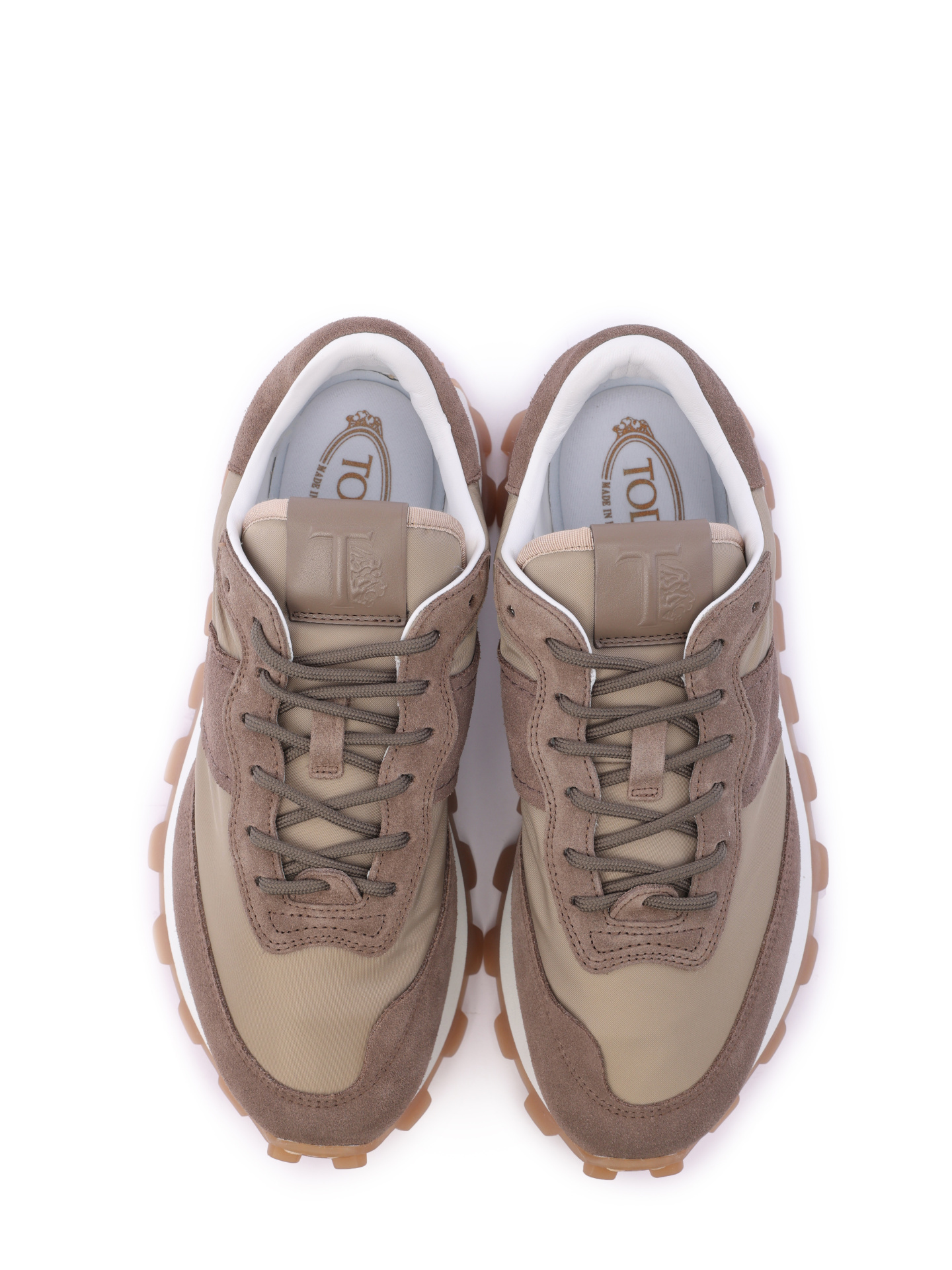 Кроссовки XXW25K0FL90QDX TWEY комбинированные женские на массивной подошве — купить в интернет-магазине Verdistore