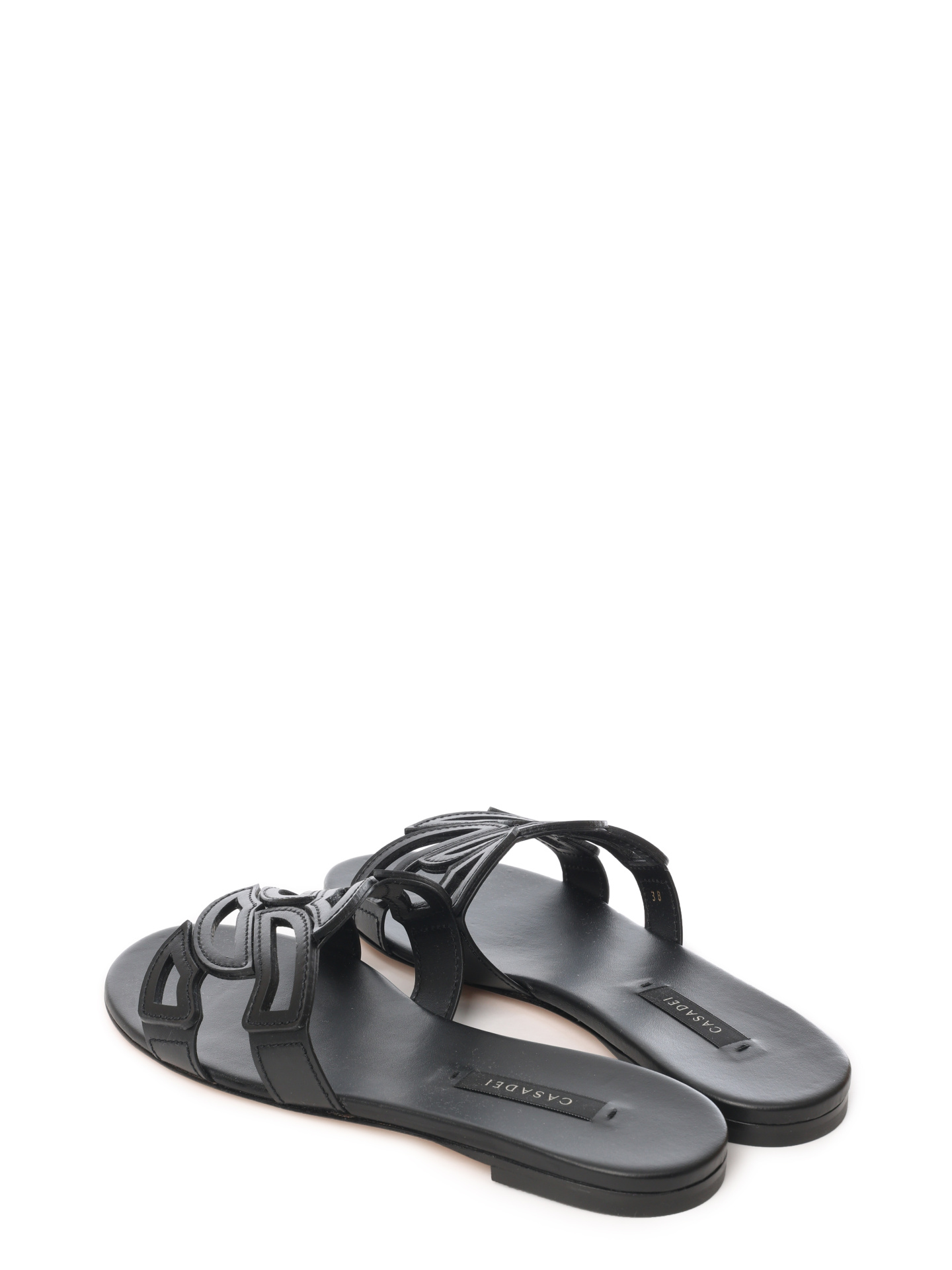 Шлепанцы Casadei 1M357X0001MIRAM9000 черные женские — купить в интернет-магазине Verdistore