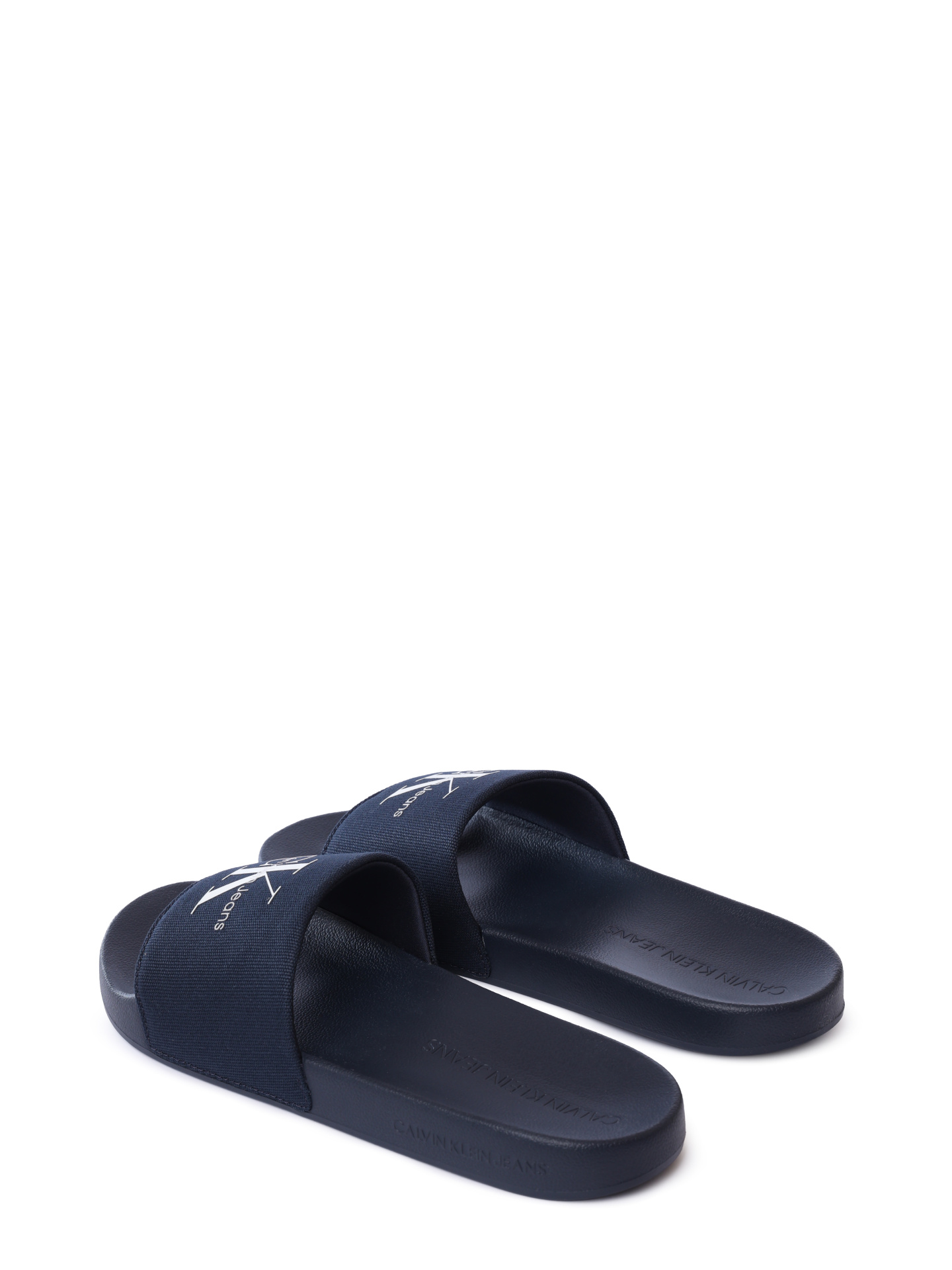 Шлепанцы Calvin Klein YM0YM01271 DW4 темно-синие мужские — купить в интернет-магазине Verdistore