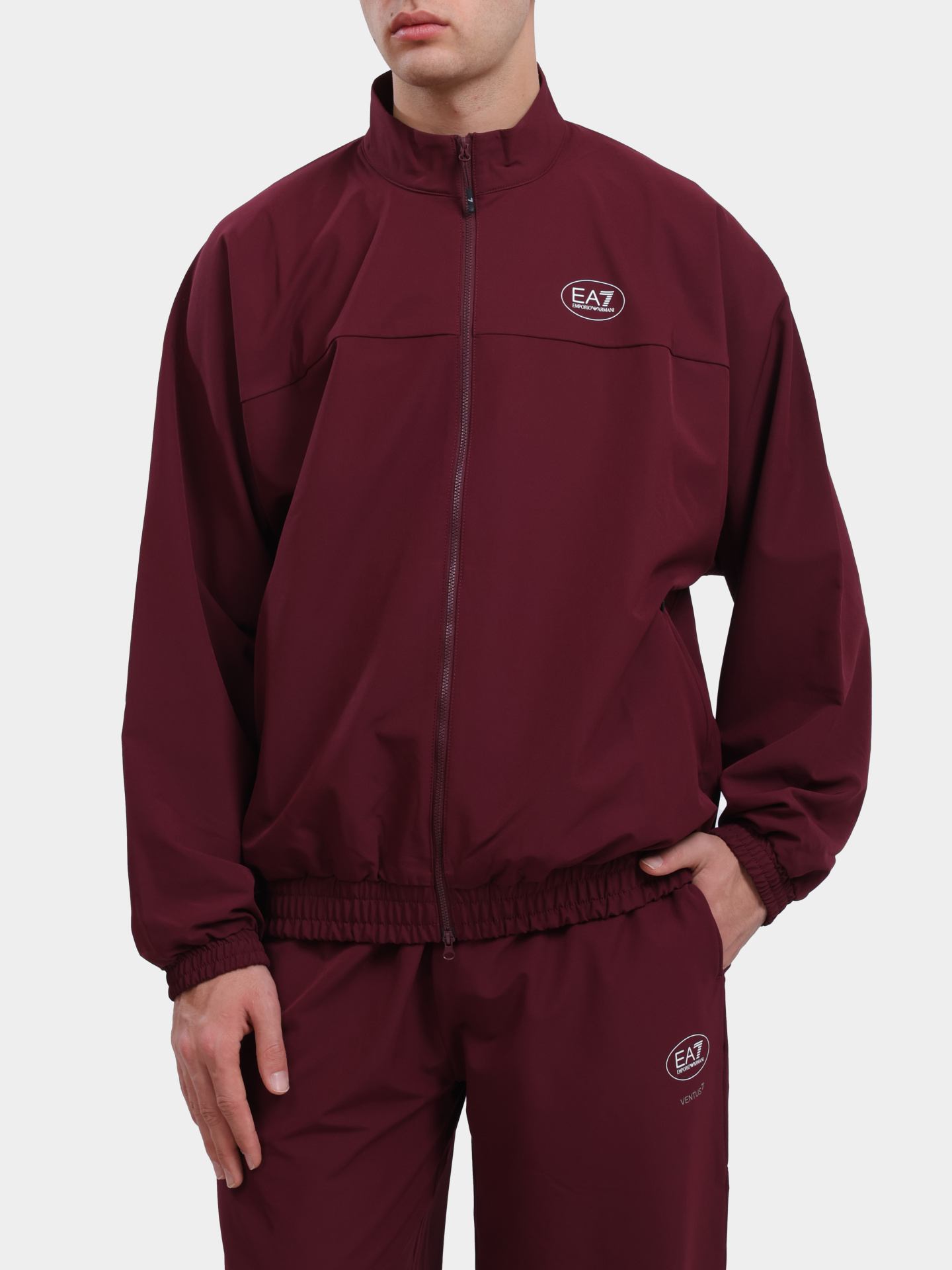 Костюм спортивный EA7 7M000836 AF13555 M5064 бордовый мужской — купить в интернет-магазине Verdistore