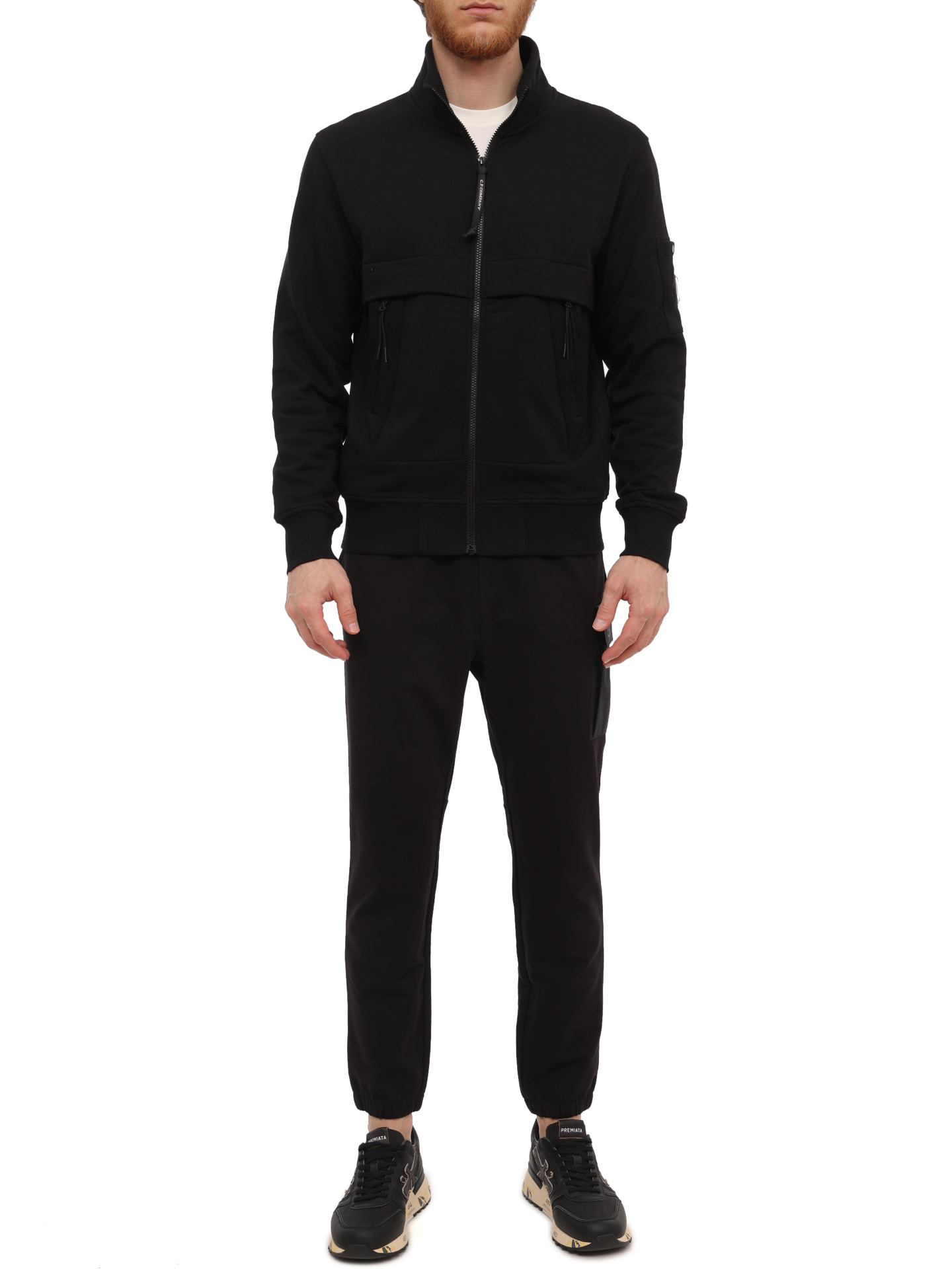 Толстовка C.P. Company 15CMSS132A-005086W 999 хлопковая мужская — купить в интернет-магазине Verdistore