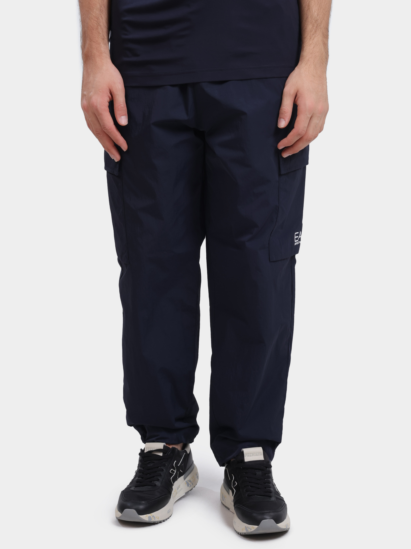 Брюки спортивные EA7 7M000953 AF13190 UB102 синие мужские — купить в интернет-магазине Verdistore