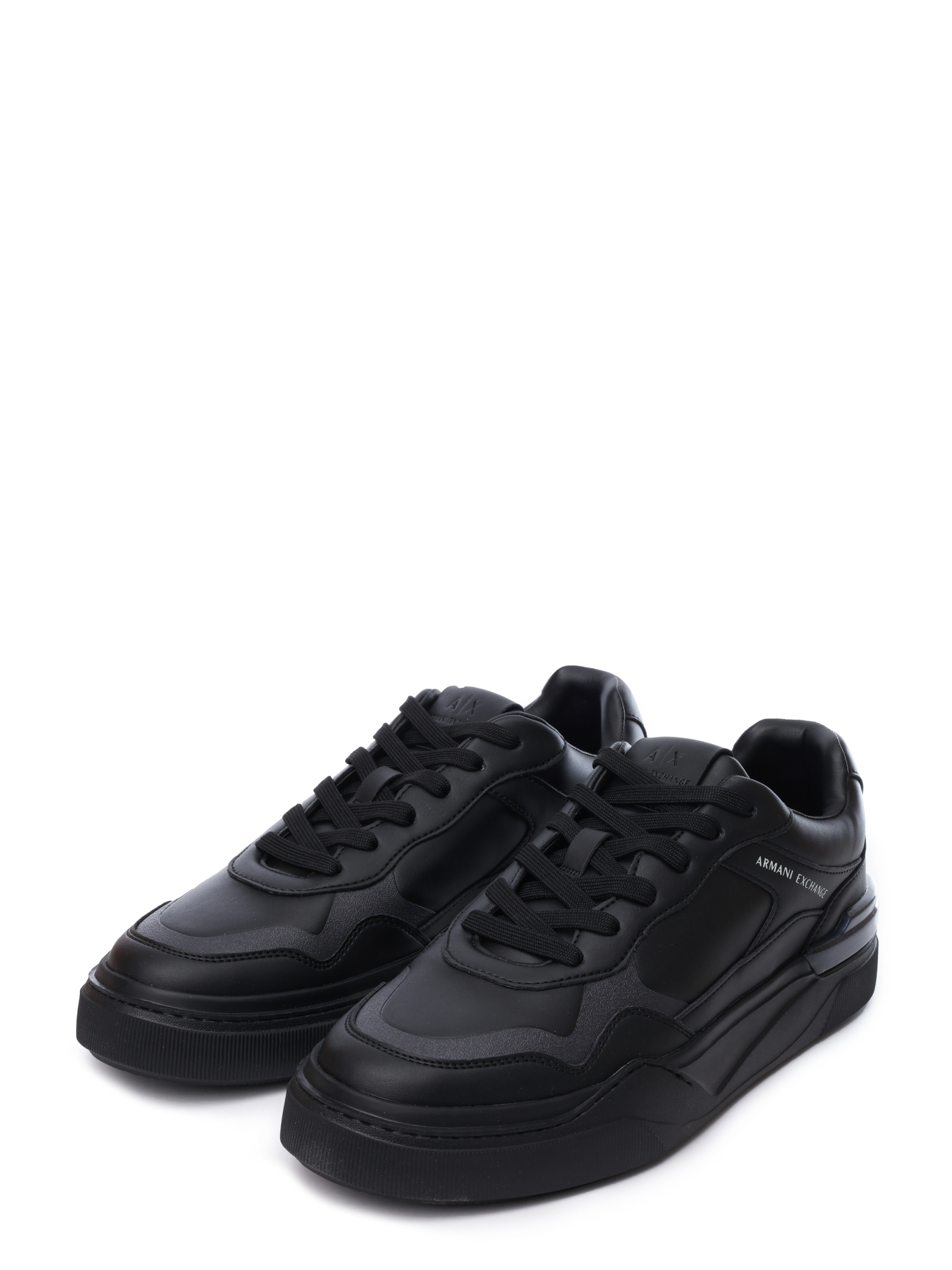 Кроссовки Armani Exchange XUX219 XV857 00002 черные мужские из эко-кожи  — купить в интернет-магазине Verdistore
