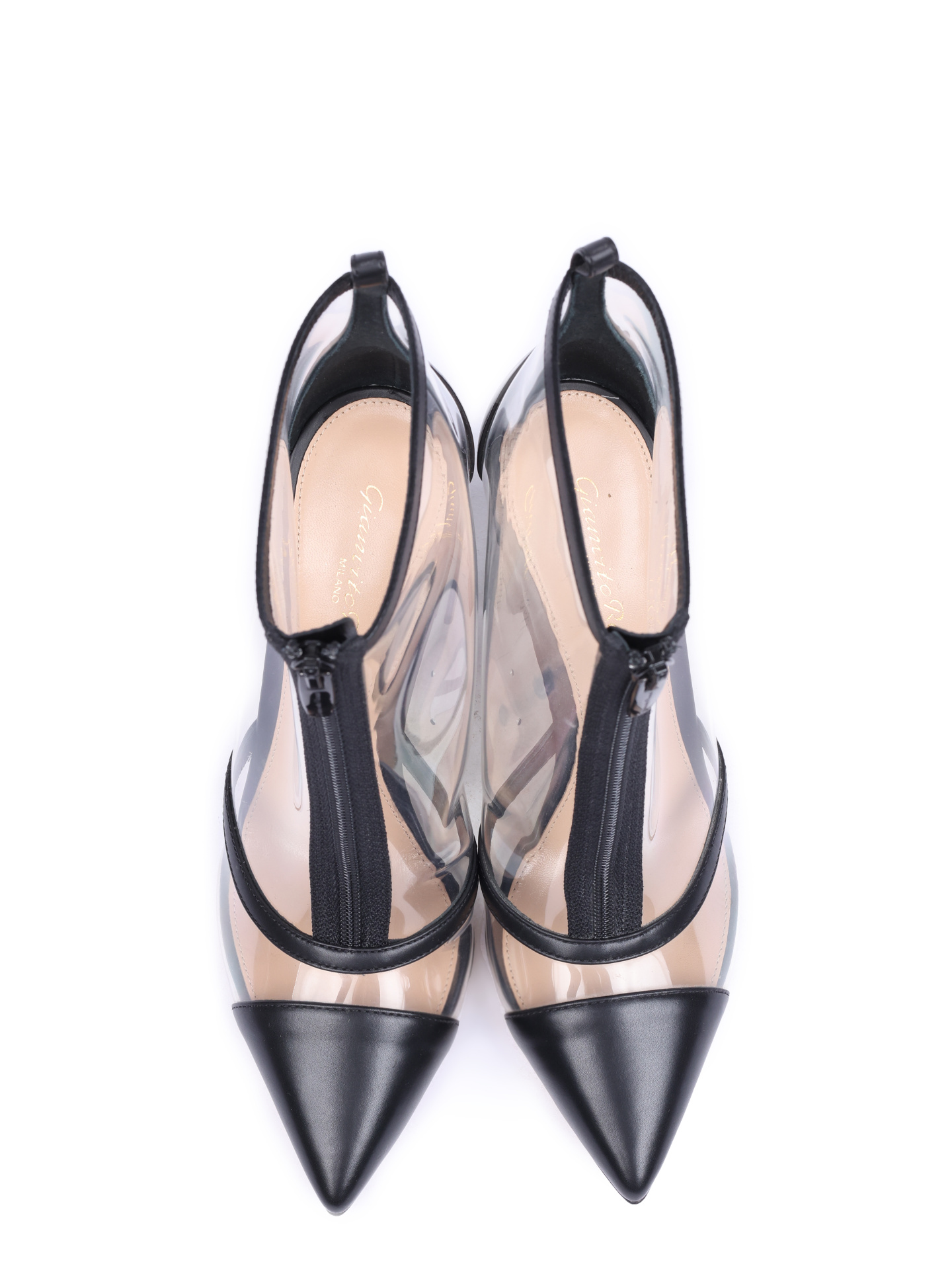 Ботильоны Gianvito Rossi G05732 комбинированные женские — купить в интернет-магазине Verdistore