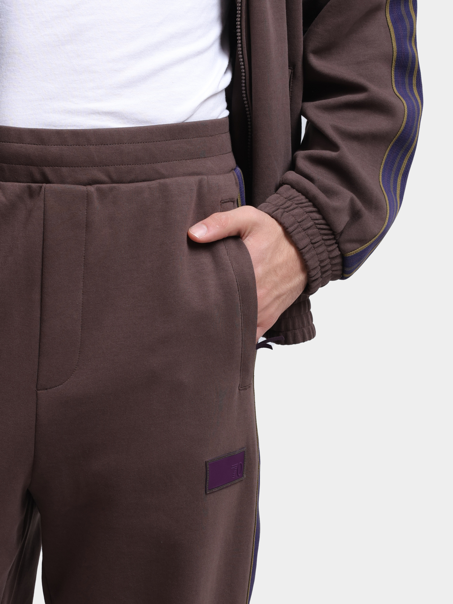 Костюм спортивный EA7 7X000392 AF12660 U6064 коричневый мужской — купить в интернет-магазине Verdistore