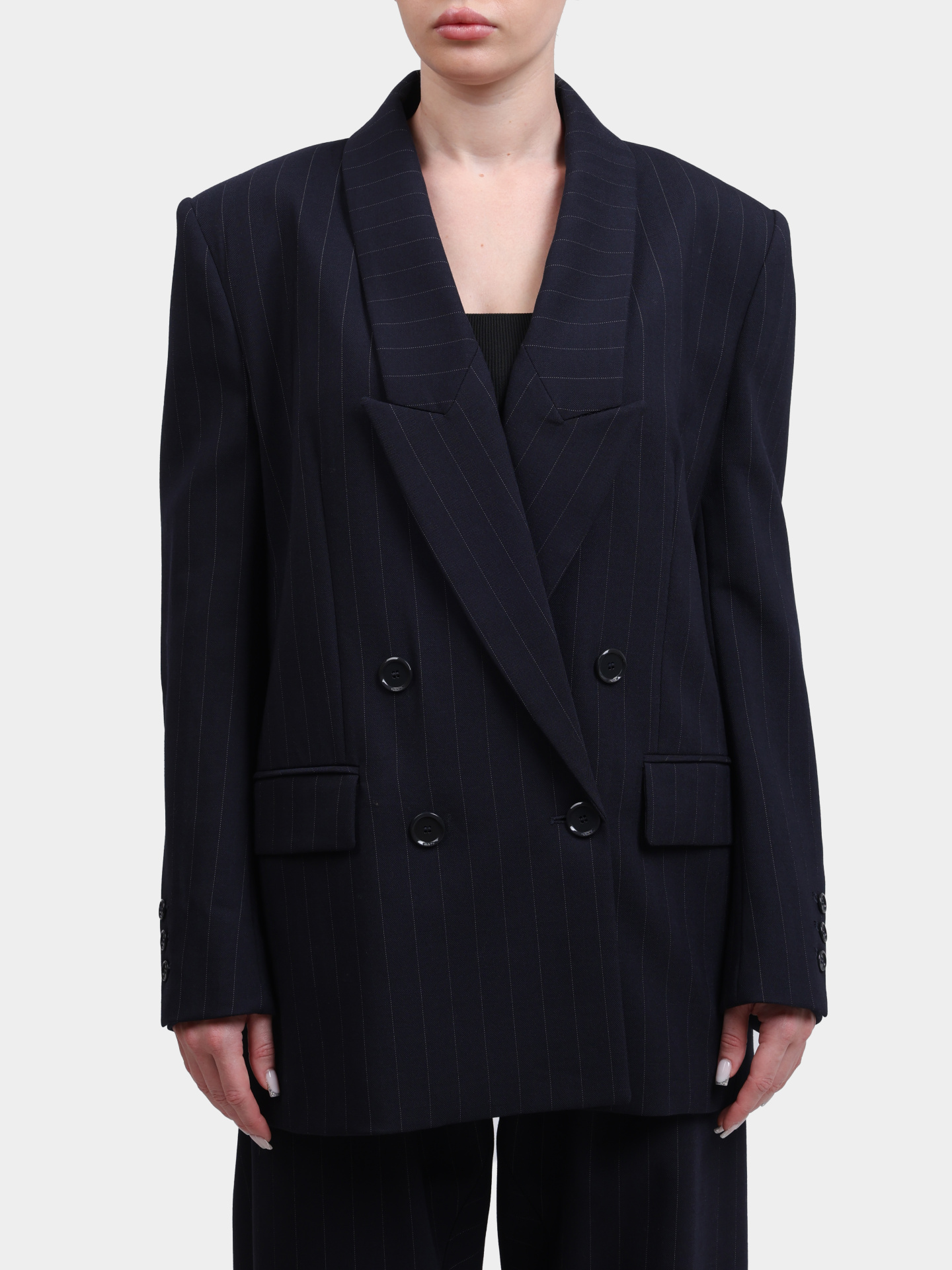 Жакет Pinko 104508 A2QY EZ1 женский в тонкую полоску — купить в интернет-магазине Verdistore