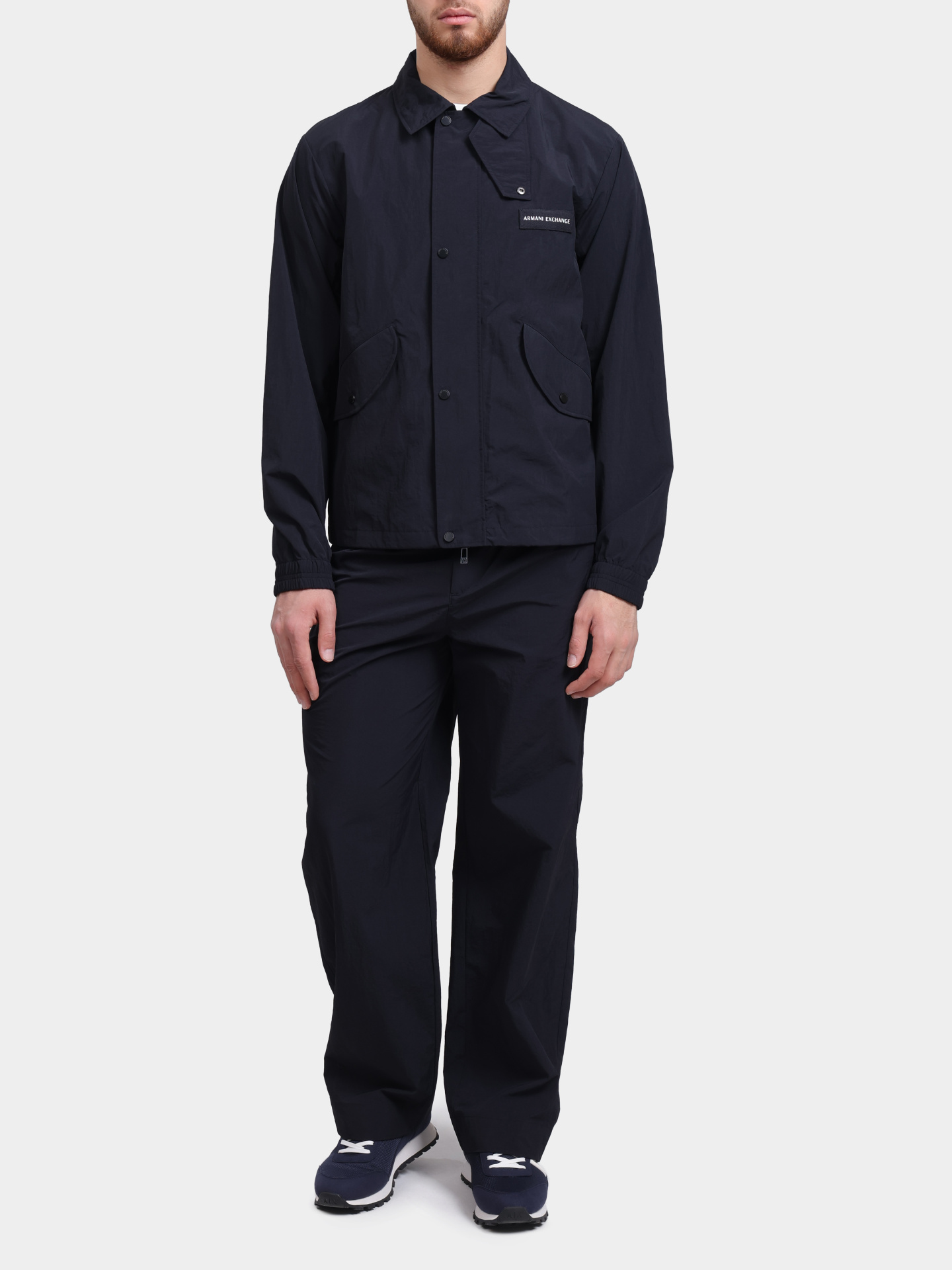 Куртка Armani Exchange XM002127 AF22504 UB101 темно-синяя мужская — купить в интернет-магазине Verdistore