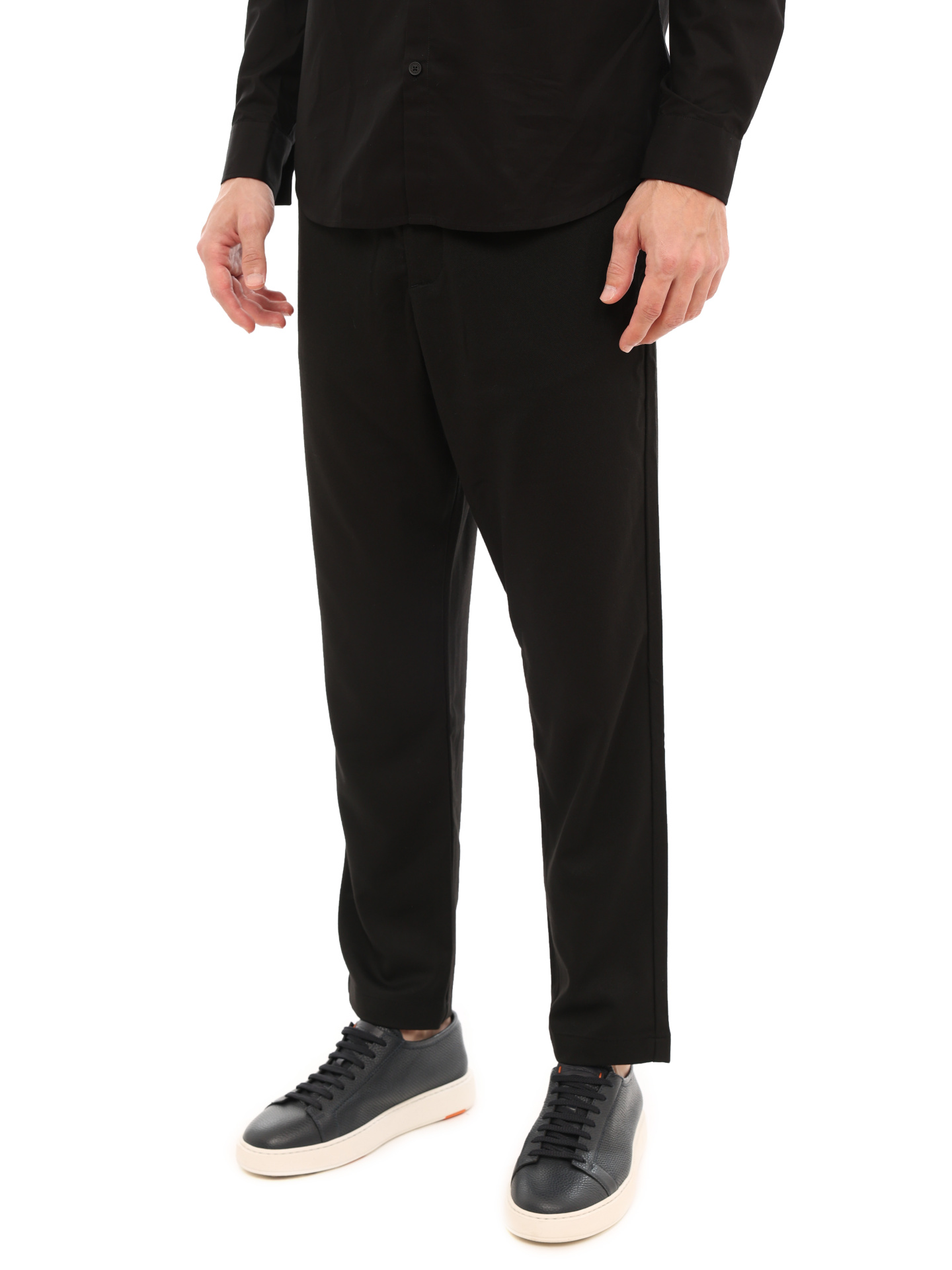 Брюки Armani Exchange 6LZP03 ZNYBZ 1200 черные мужские прямого кроя  — купить в интернет-магазине Verdistore