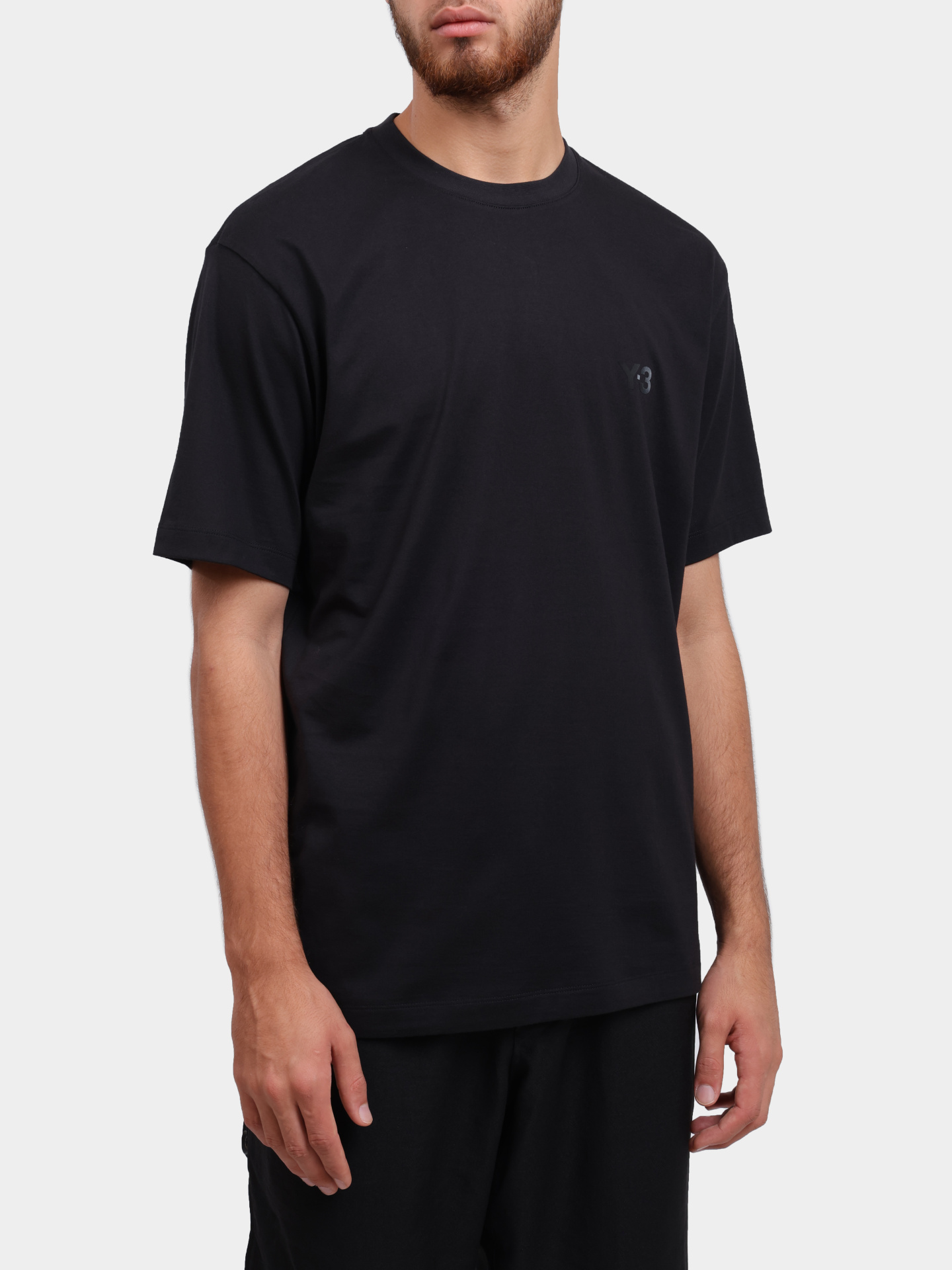 Футболка Y-3 IW0066 черная мужская из хлопка — купить в интернет-магазине Verdistore