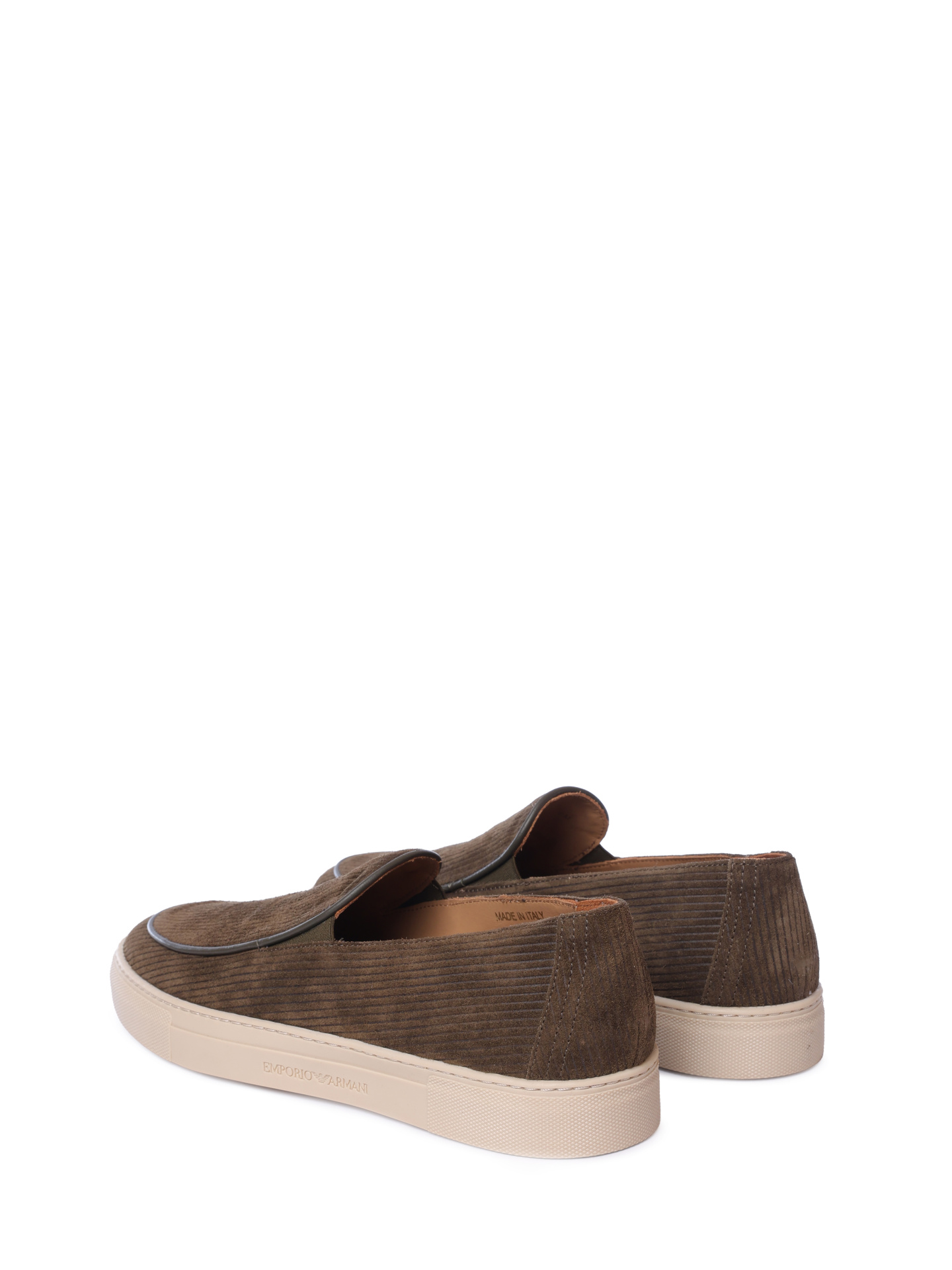 Лоферы Emporio Armani X4Y008 XF848 00122 коричневые мужские — купить в интернет-магазине Verdistore