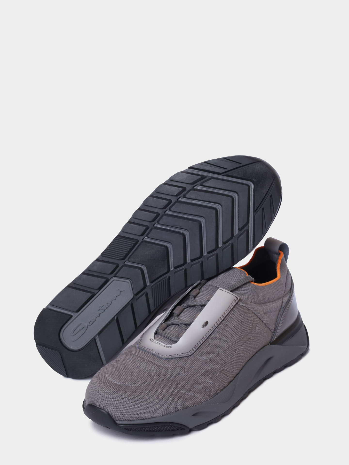 Кроссовки Santoni MBIG22132ANETHODG70 текстильные мужские — купить в интернет-магазине Verdistore