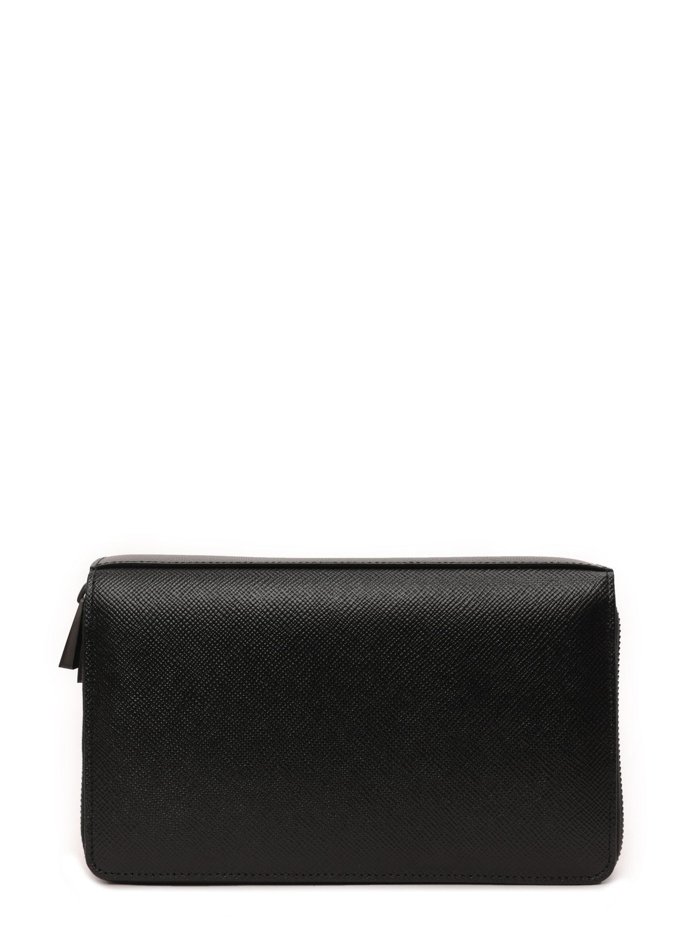 Портмоне черное с маленькимм логотипом кожаное — купить в интернет-магазине Verdistore