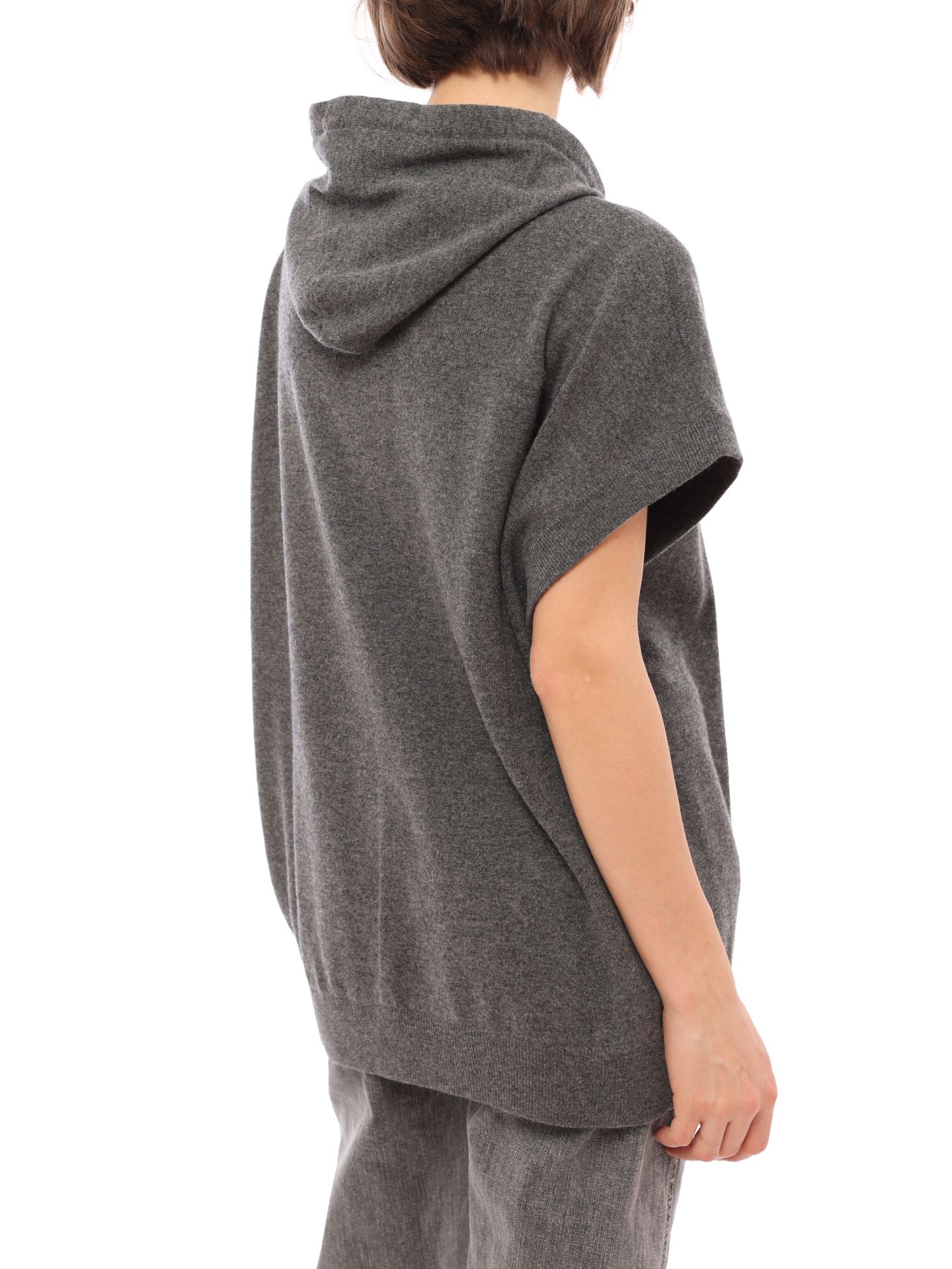 Худи Brunello Cucinelli M16187009 C079 серое женское — купить в интернет-магазине Verdistore