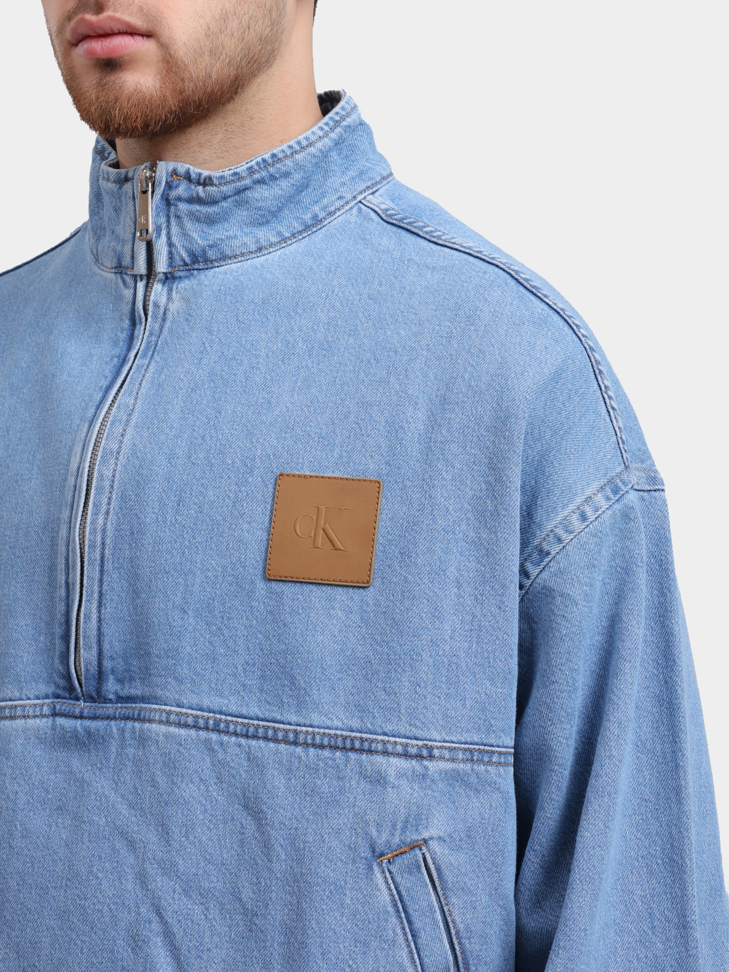 Куртка Calvin Klein Jeans J30J327505 1AA джинсовая мужская — купить в интернет-магазине Verdistore