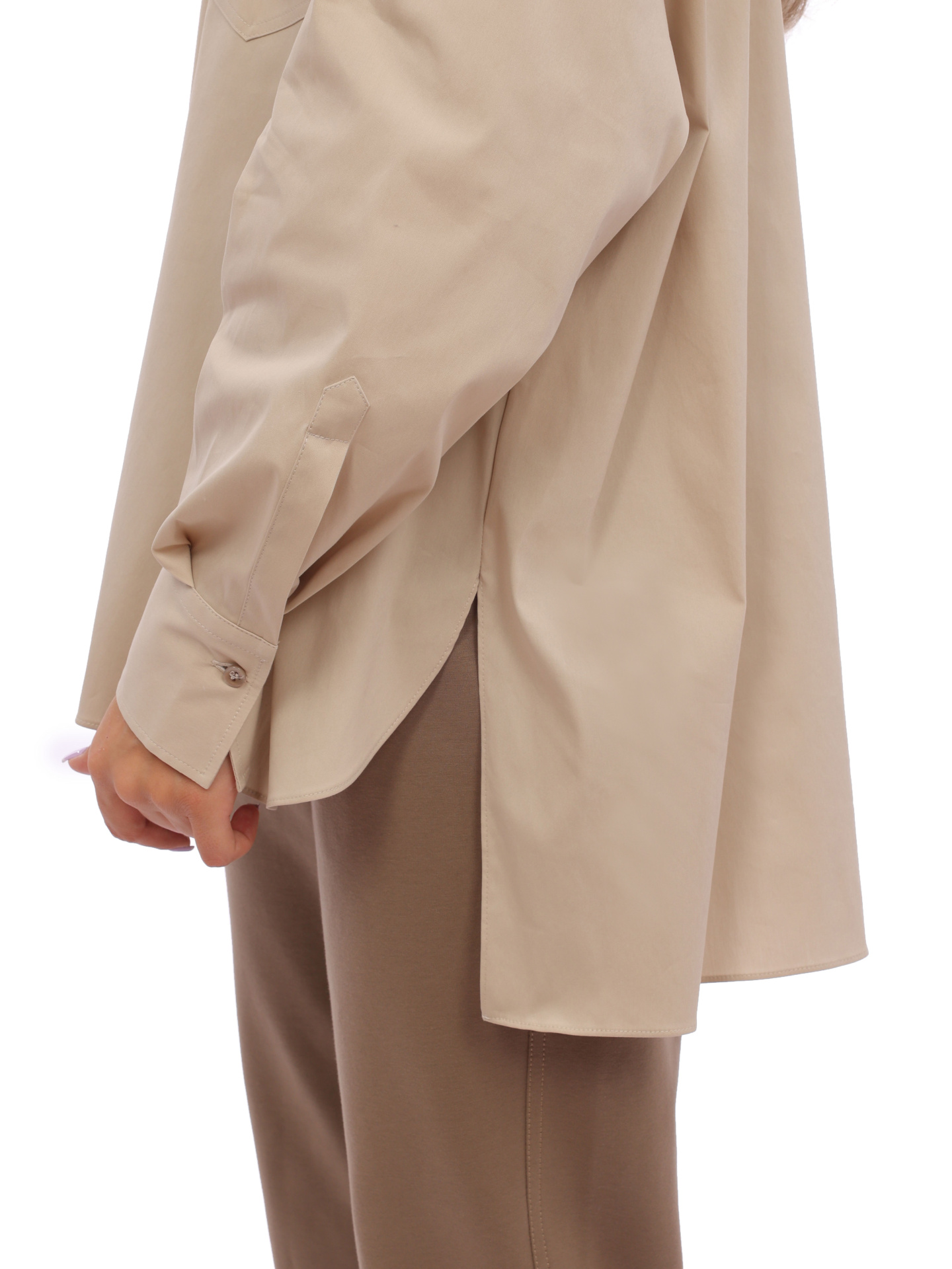 Рубашка Brunello Cucinelli M0091B1262 C7498 хлопковая женская — купить в интернет-магазине Verdistore