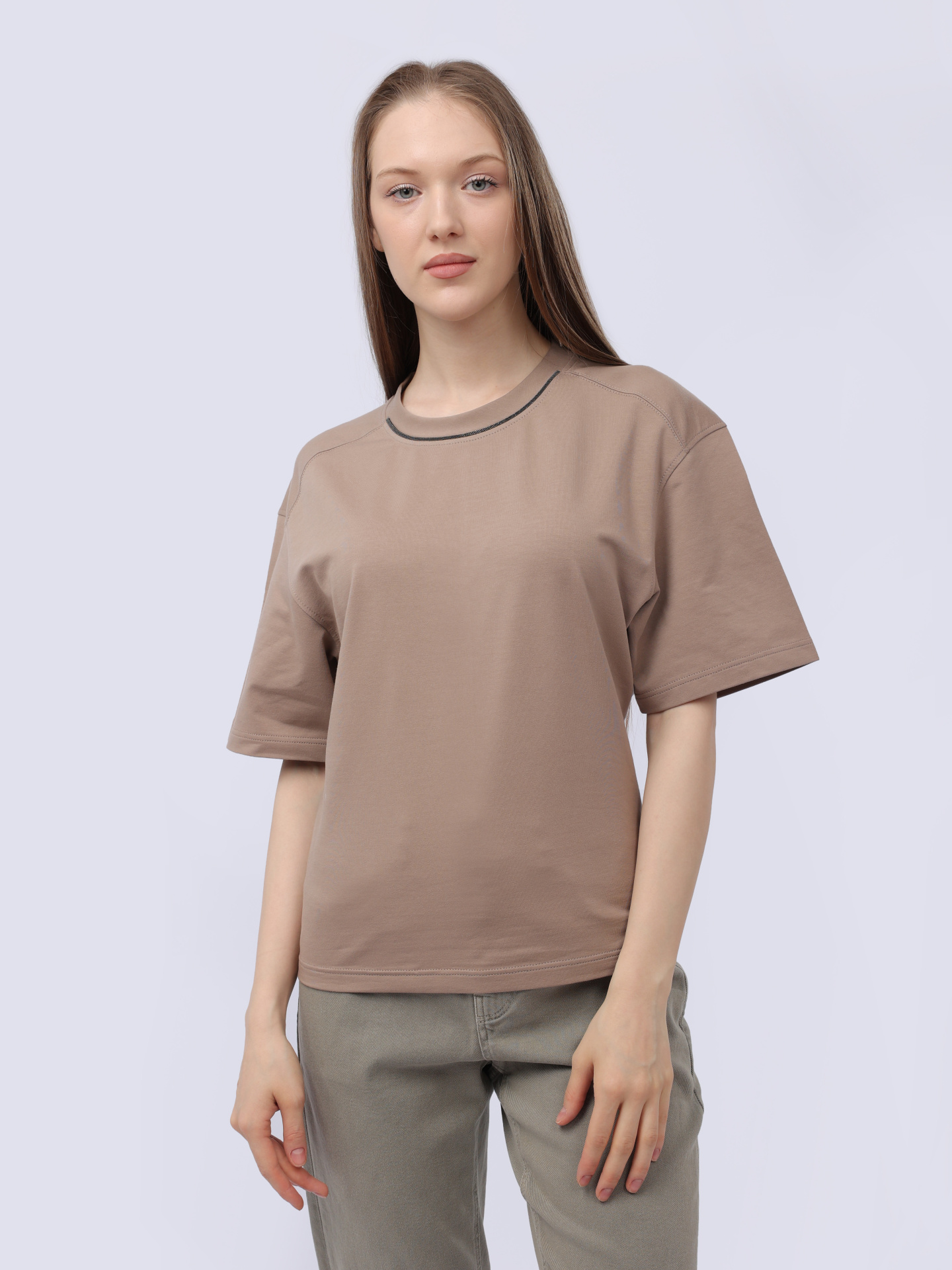 Свитшот Brunello Cucinelli MH827B1380 C8944 хлопковый женский — купить в интернет-магазине Verdistore