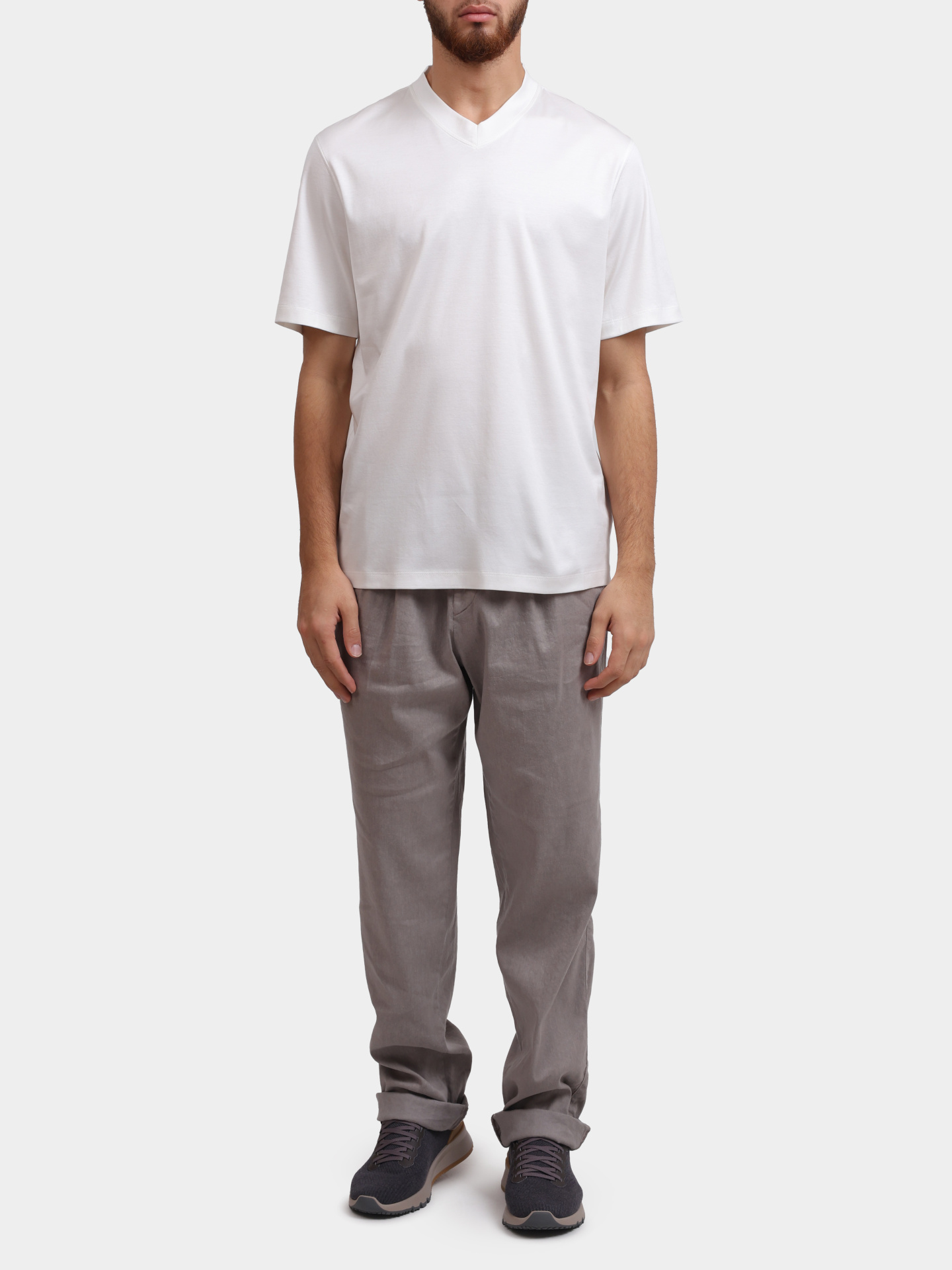 Футболка Brunello Cucinelli M0B131344 C7220 хлопковая мужская — купить в интернет-магазине Verdistore