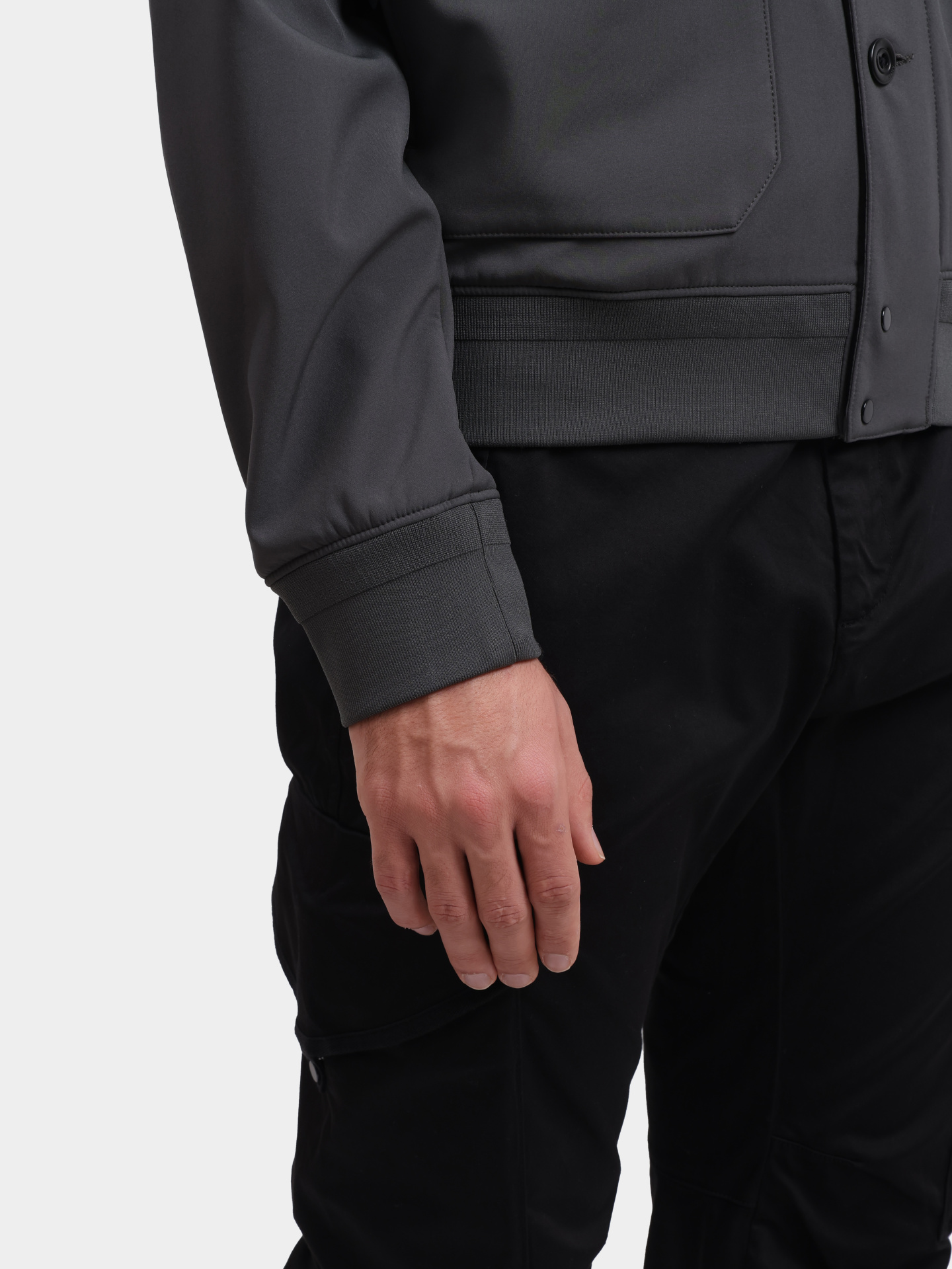 Бомбер C.P. Company 19CMOW003A-006097A 978 темно-серый мужской — купить в интернет-магазине Verdistore