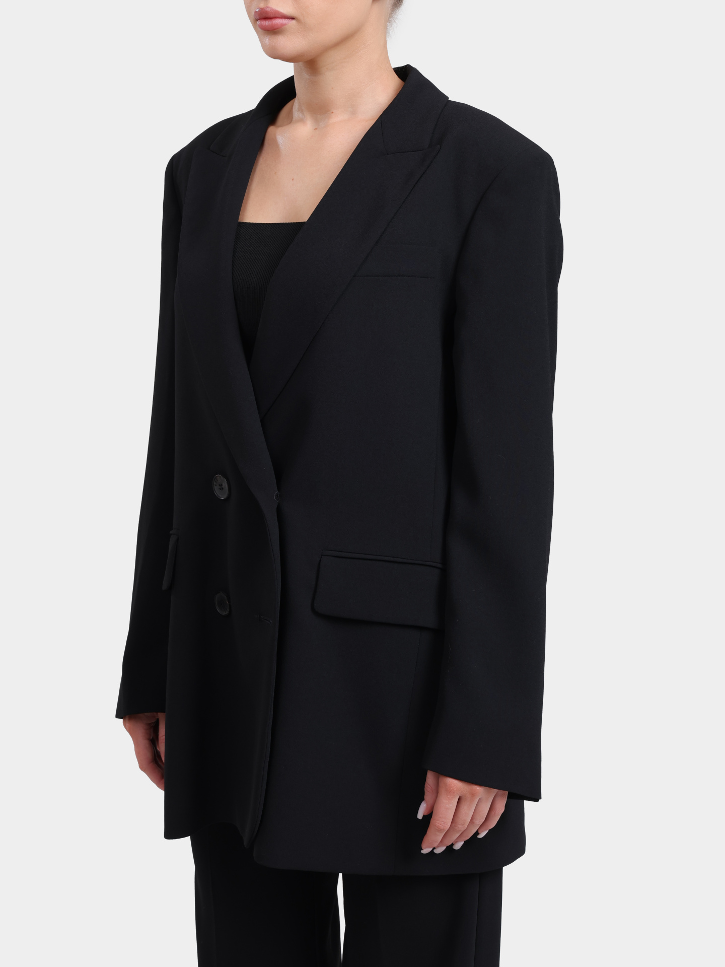 Жакет Marella VITALE 002 черный женский двубортный — купить в интернет-магазине Verdistore